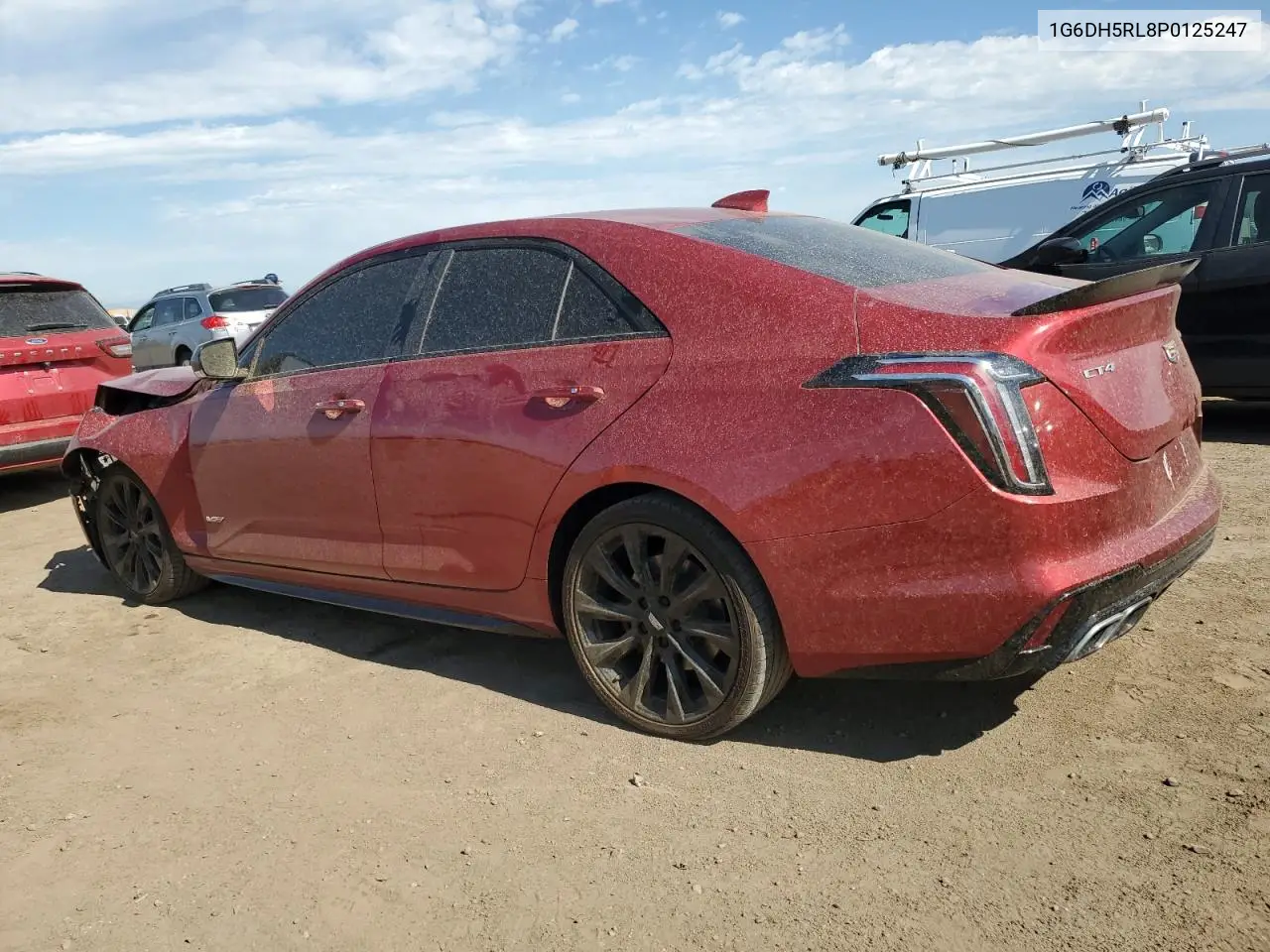 2023 Cadillac Ct4-V VIN: 1G6DH5RL8P0125247 Lot: 60690855