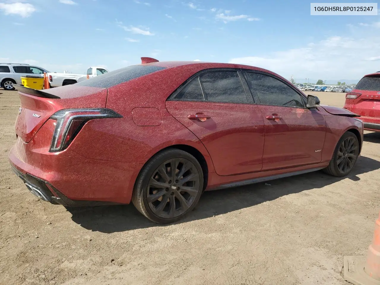 2023 Cadillac Ct4-V VIN: 1G6DH5RL8P0125247 Lot: 60690855
