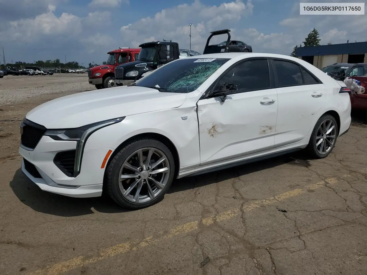 2023 Cadillac Ct4 Sport VIN: 1G6DG5RK3P0117650 Lot: 60963415