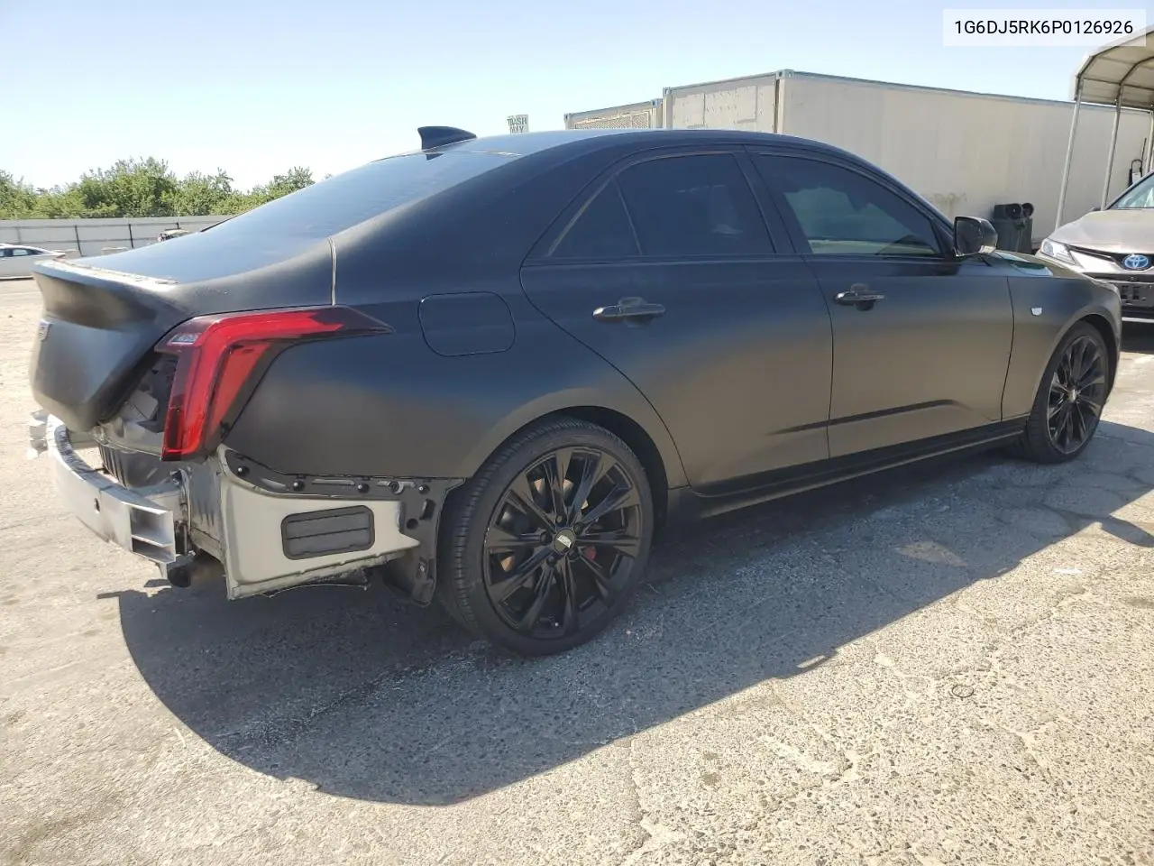 2023 Cadillac Ct4 Luxury VIN: 1G6DJ5RK6P0126926 Lot: 61574555