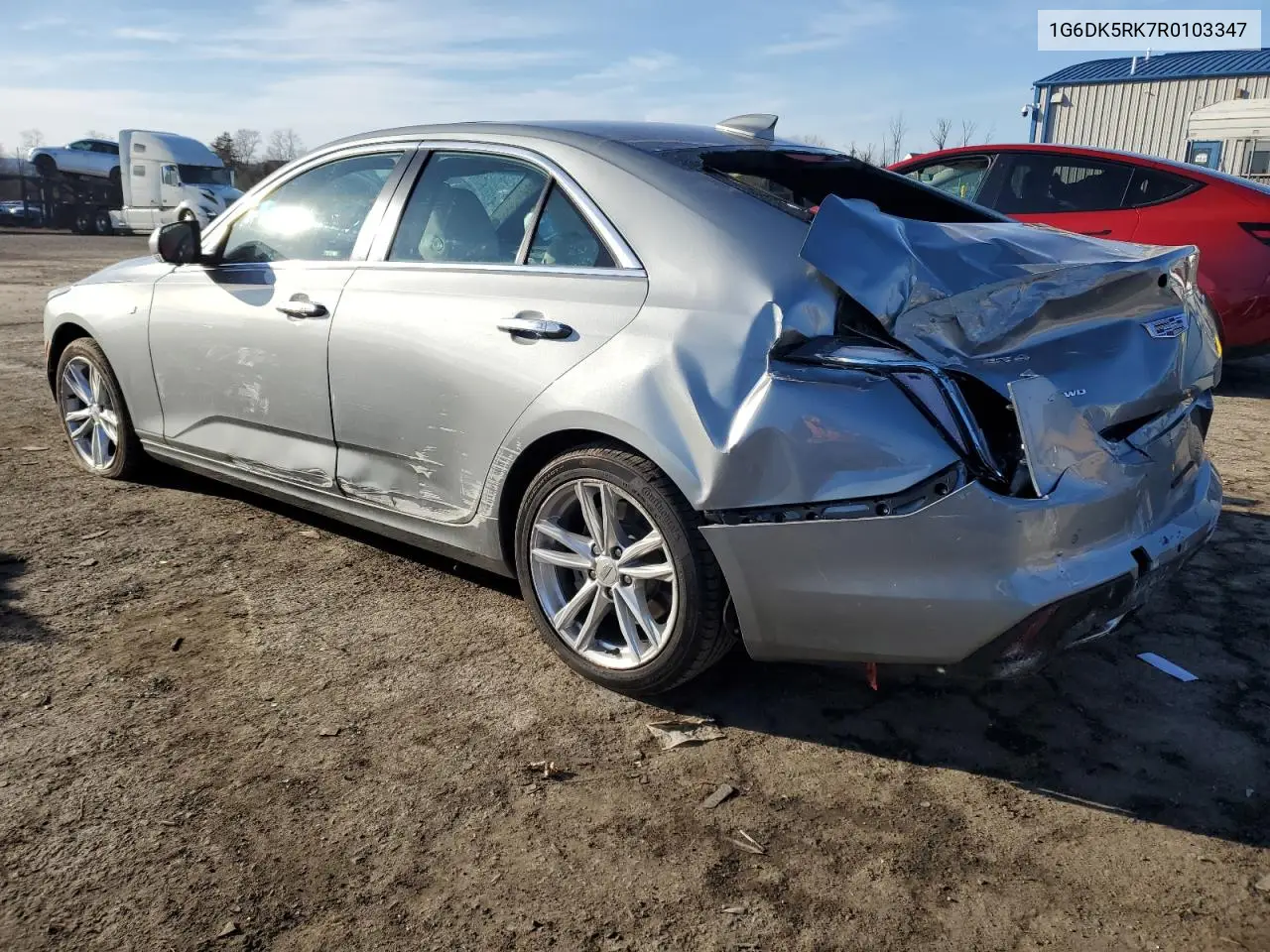 2024 Cadillac Ct4 Luxury + VIN: 1G6DK5RK7R0103347 Lot: 44062065