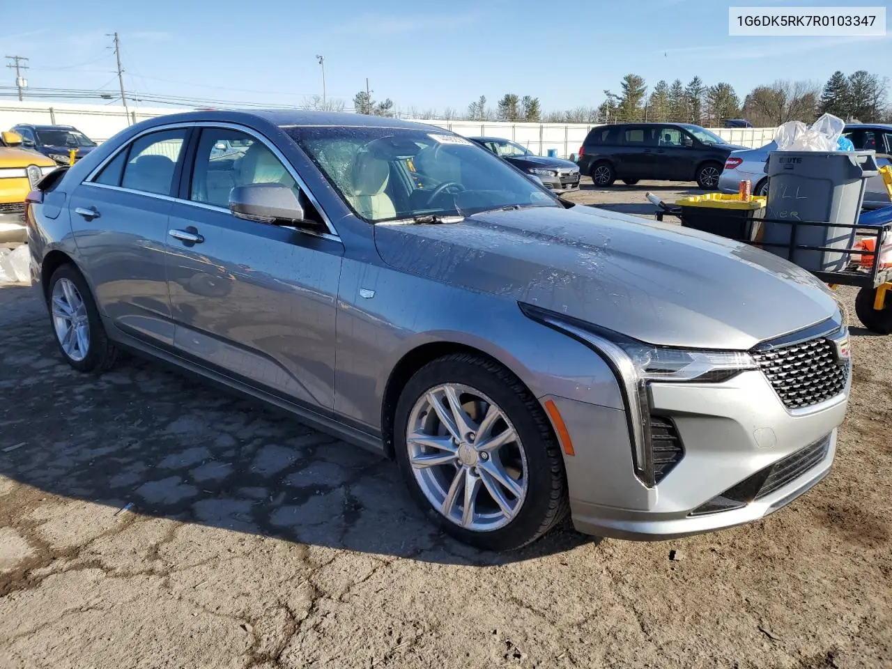 2024 Cadillac Ct4 Luxury + VIN: 1G6DK5RK7R0103347 Lot: 44062065