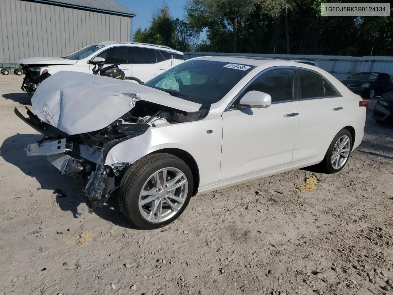 2024 Cadillac Ct4 Luxury + VIN: 1G6DJ5RK3R0124134 Lot: 52694885