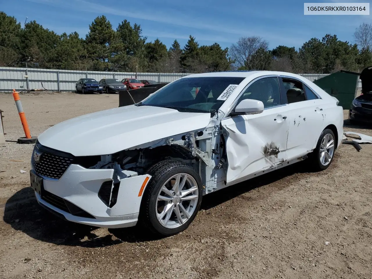 2024 Cadillac Ct4 Luxury + VIN: 1G6DK5RKXR0103164 Lot: 53264655