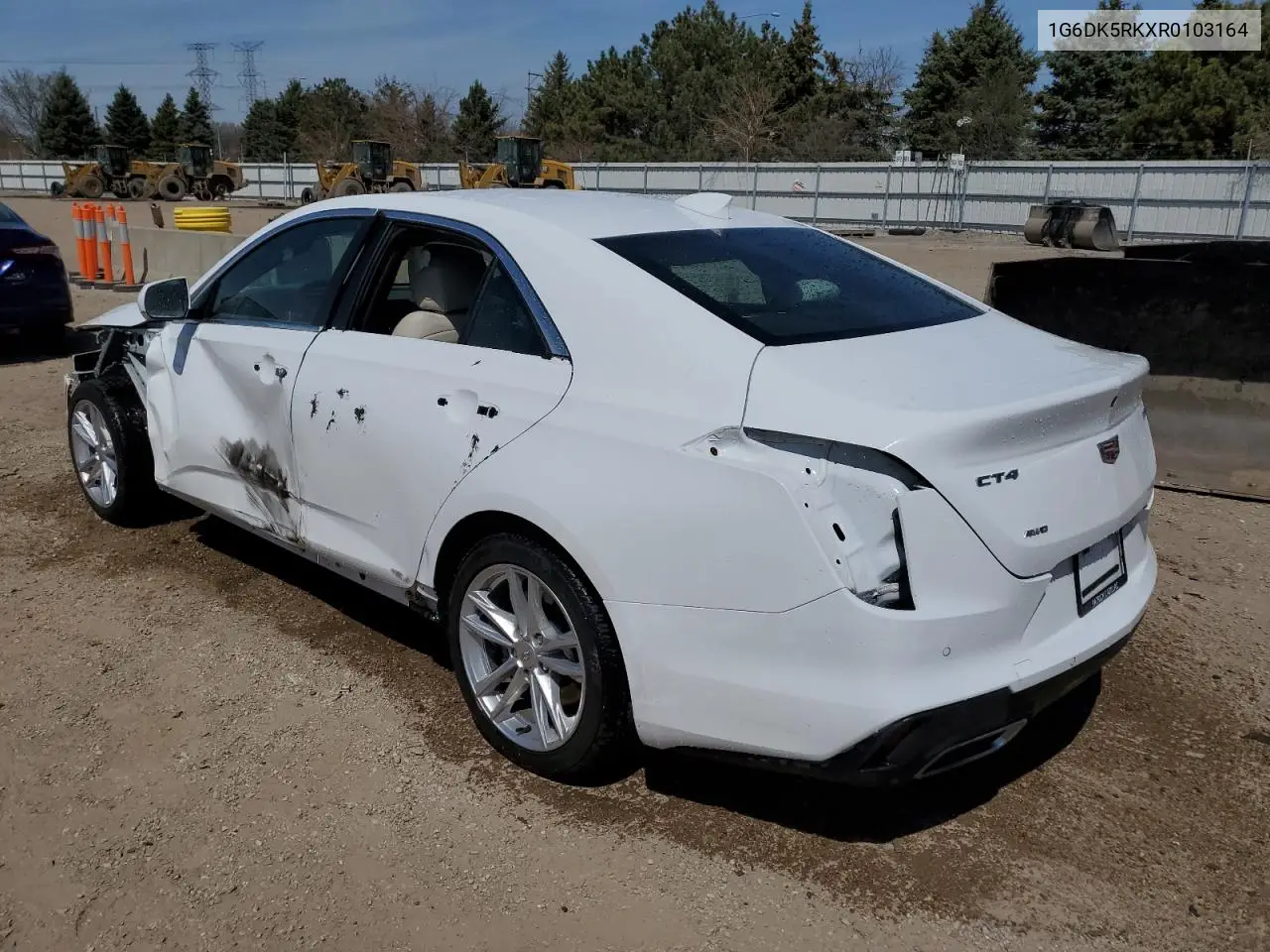 2024 Cadillac Ct4 Luxury + VIN: 1G6DK5RKXR0103164 Lot: 53264655