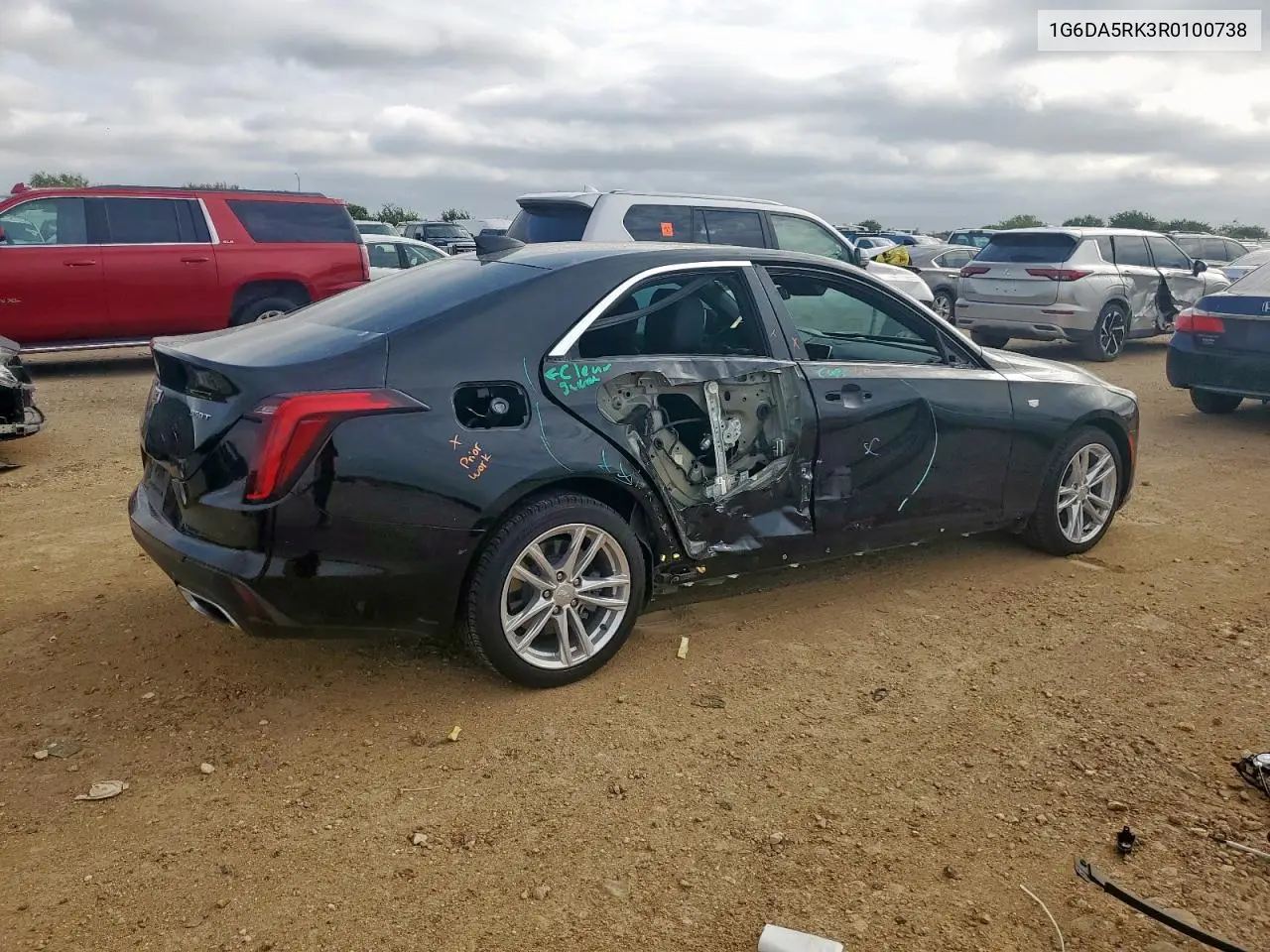 2024 Cadillac Ct4 Luxury VIN: 1G6DA5RK3R0100738 Lot: 62886765