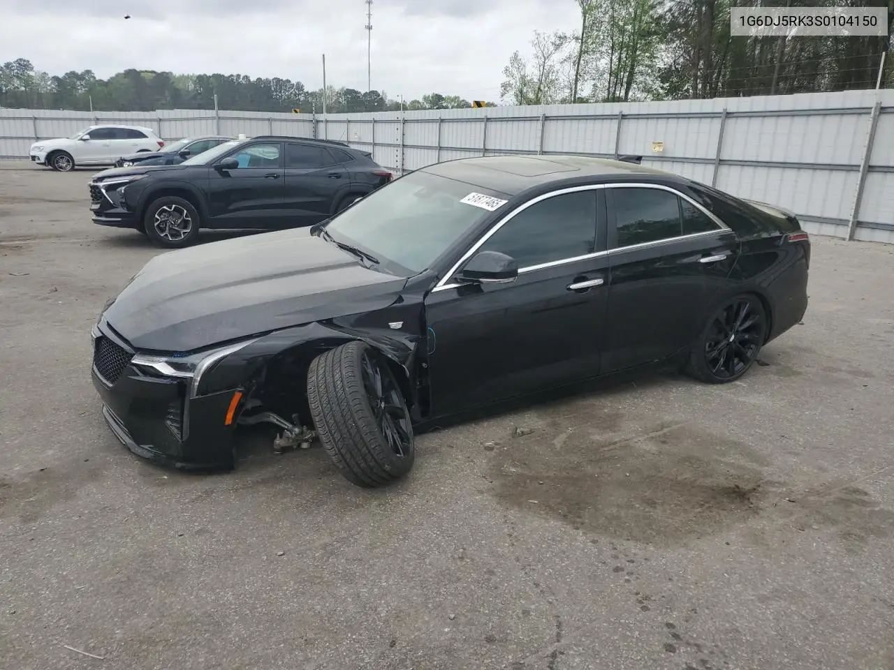 2025 Cadillac Ct4 Luxury + VIN: 1G6DJ5RK3S0104150 Lot: 51877465