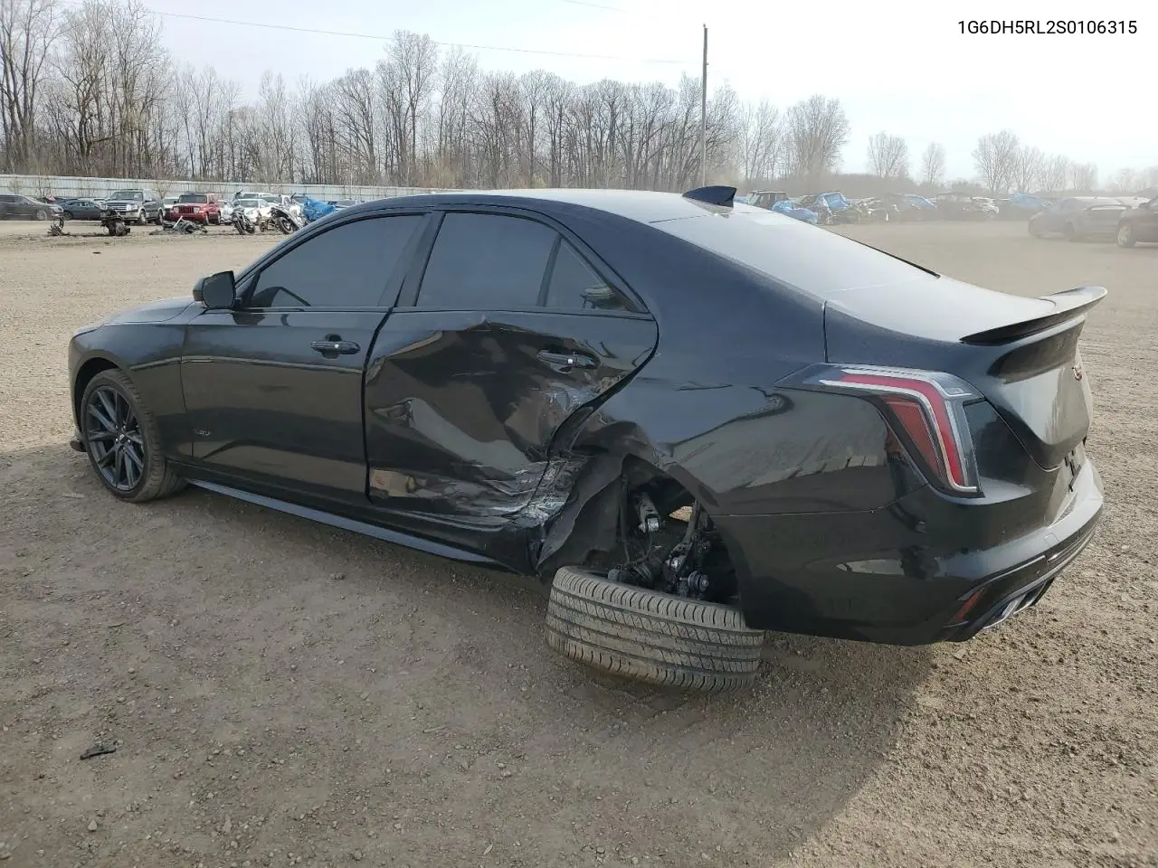 2025 Cadillac Ct4-V VIN: 1G6DH5RL2S0106315 Lot: 53630295