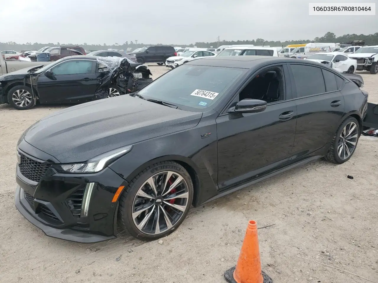 2024 Cadillac Ct5-V Blackwing VIN: 1G6D35R67R0810464 Lot: 50764315