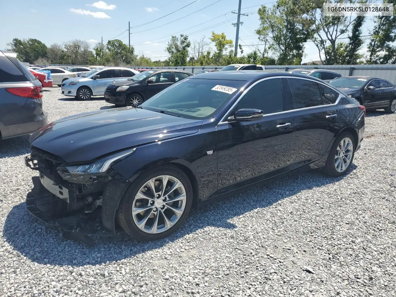 2020 Cadillac Ct5 Premium Luxury VIN: 1G6DN5RK5L0128648 Lot: 52849285