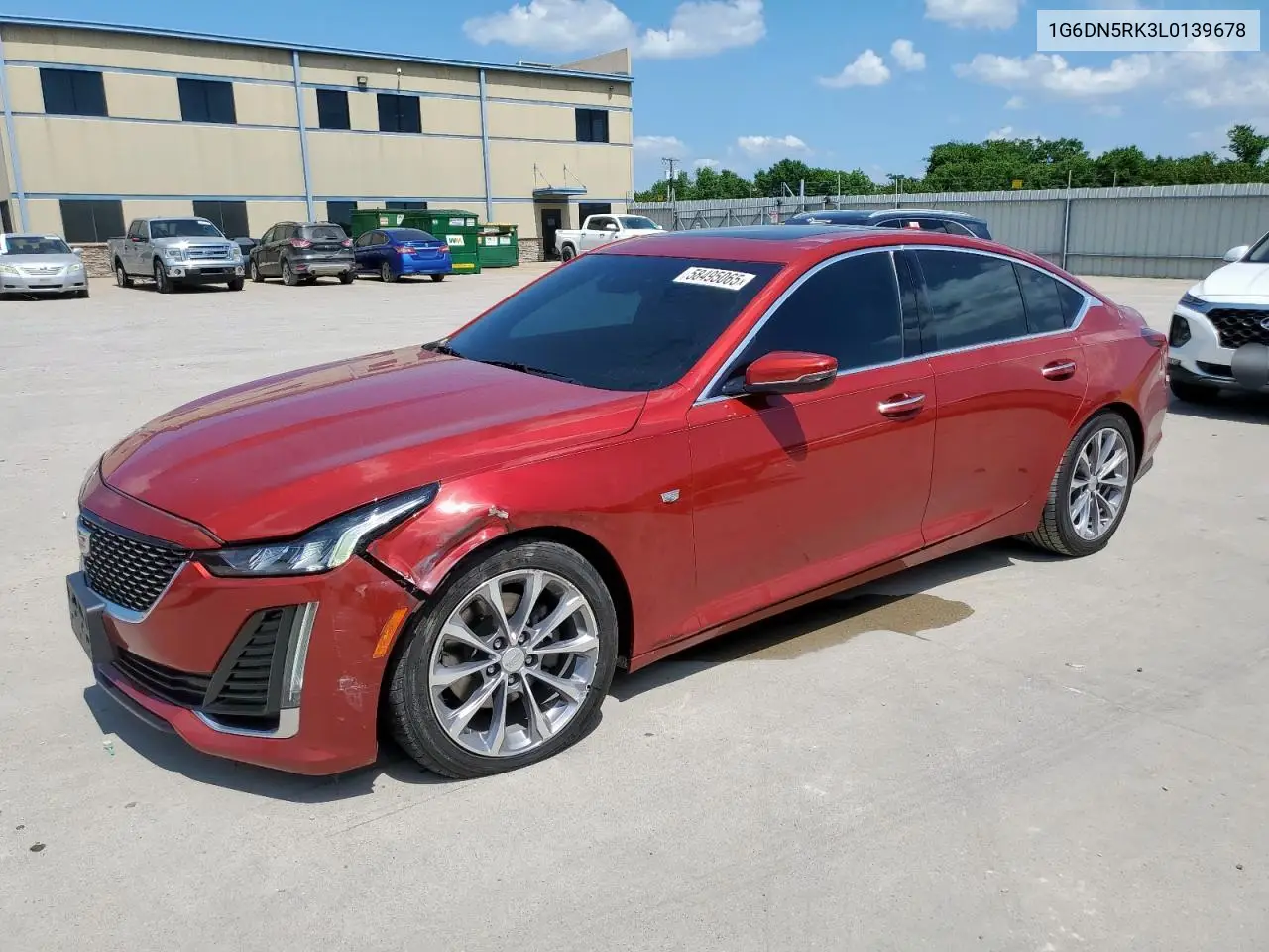 2020 Cadillac Ct5 Premium Luxury VIN: 1G6DN5RK3L0139678 Lot: 58495065