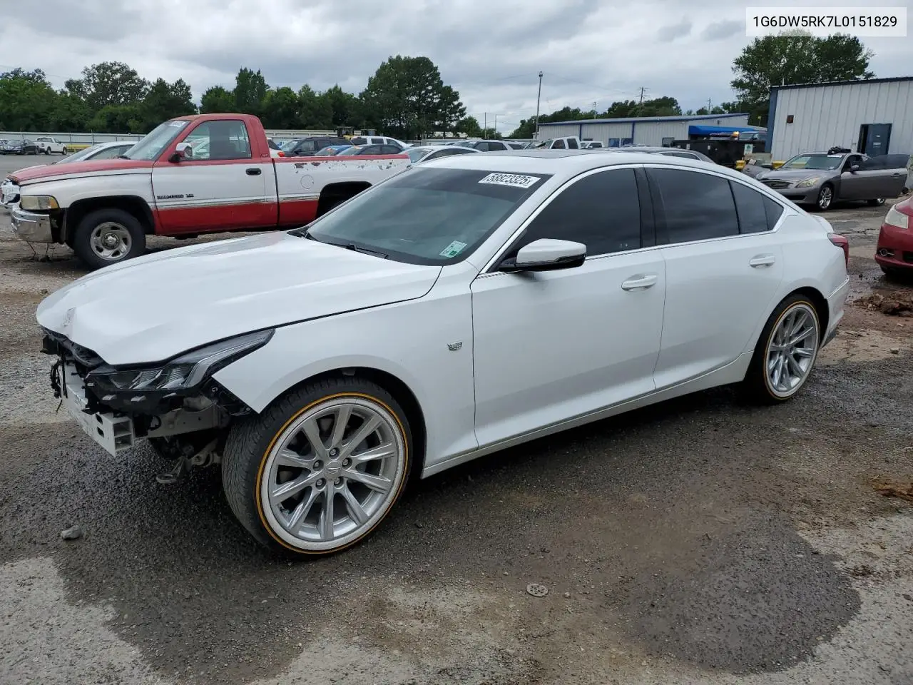 2020 Cadillac Ct5 Luxury VIN: 1G6DW5RK7L0151829 Lot: 58823325