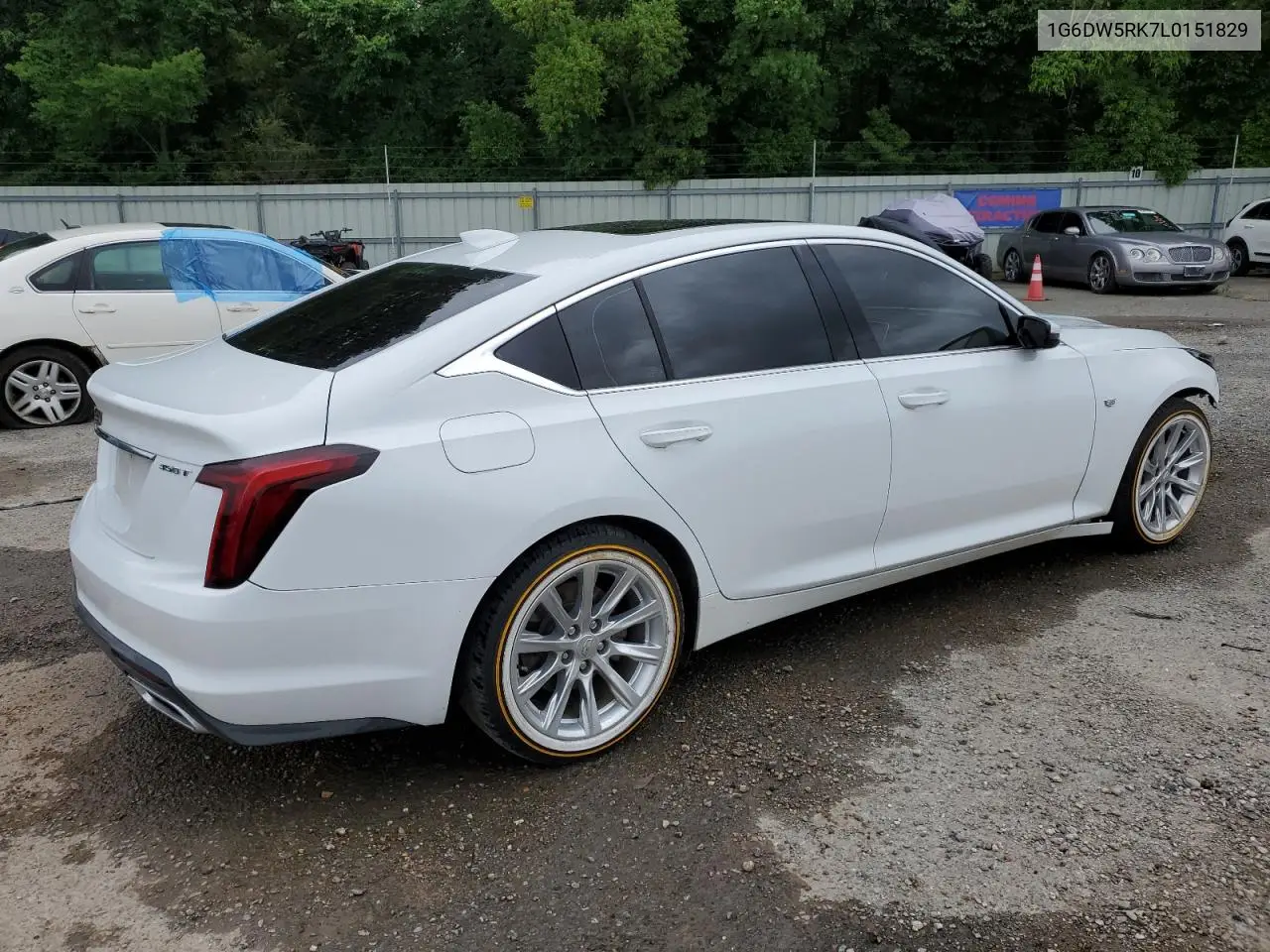 2020 Cadillac Ct5 Luxury VIN: 1G6DW5RK7L0151829 Lot: 58823325