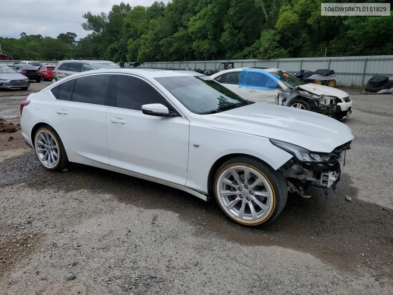 2020 Cadillac Ct5 Luxury VIN: 1G6DW5RK7L0151829 Lot: 58823325