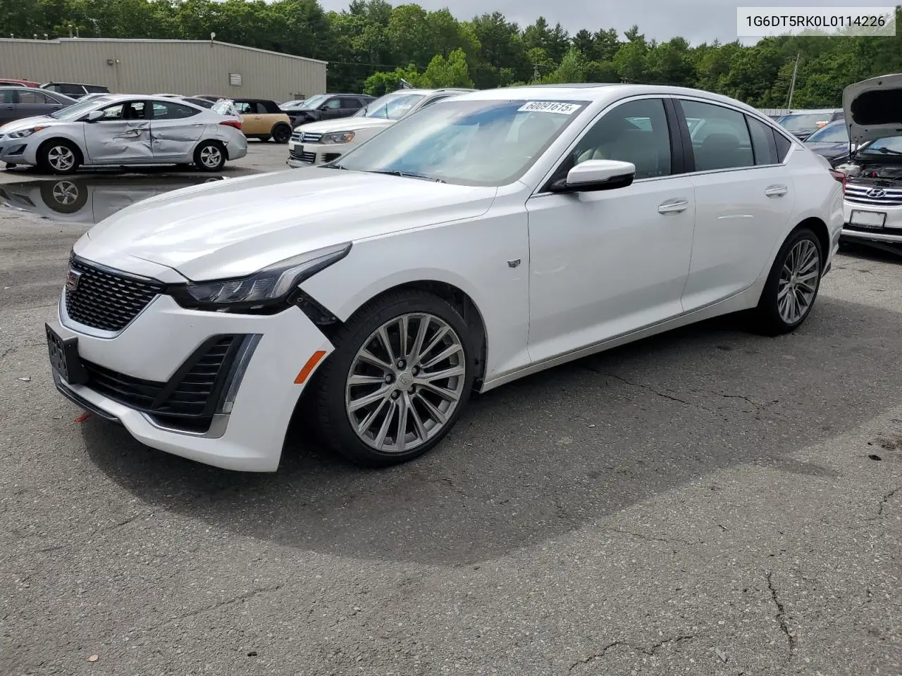 2020 Cadillac Ct5 Premium Luxury VIN: 1G6DT5RK0L0114226 Lot: 60091615