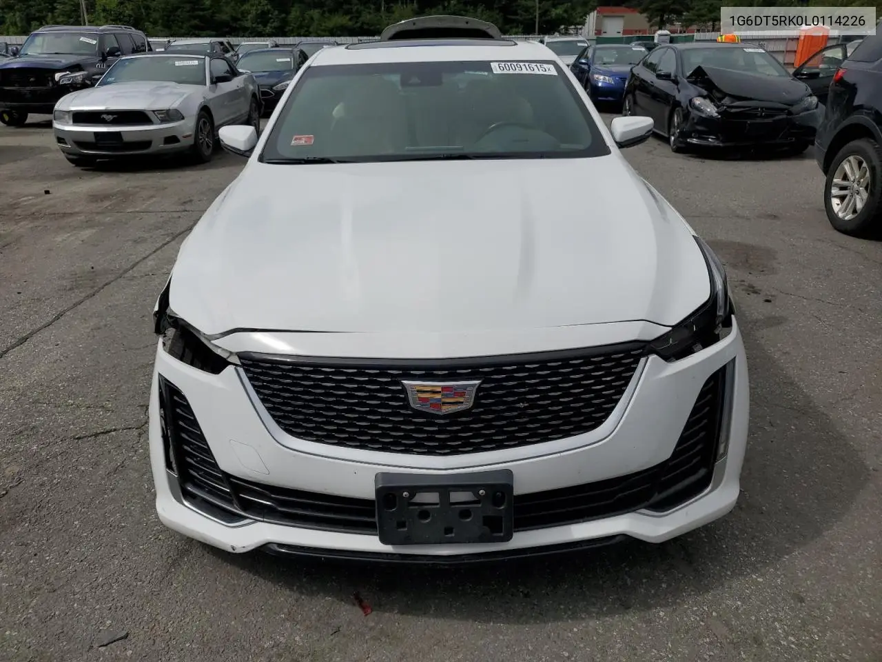 2020 Cadillac Ct5 Premium Luxury VIN: 1G6DT5RK0L0114226 Lot: 60091615
