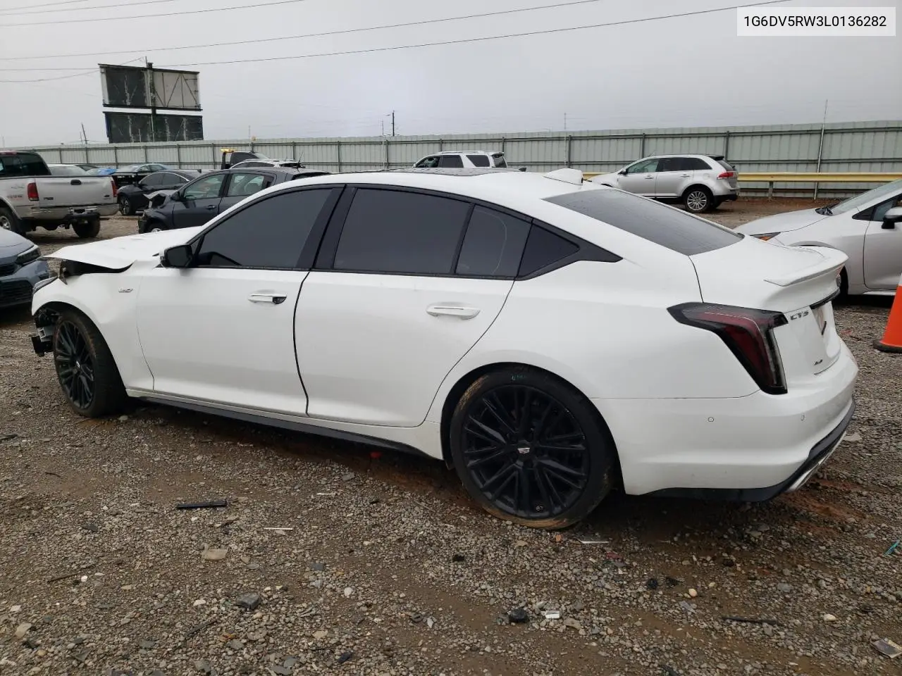 2020 Cadillac Ct5-V VIN: 1G6DV5RW3L0136282 Lot: 60639485