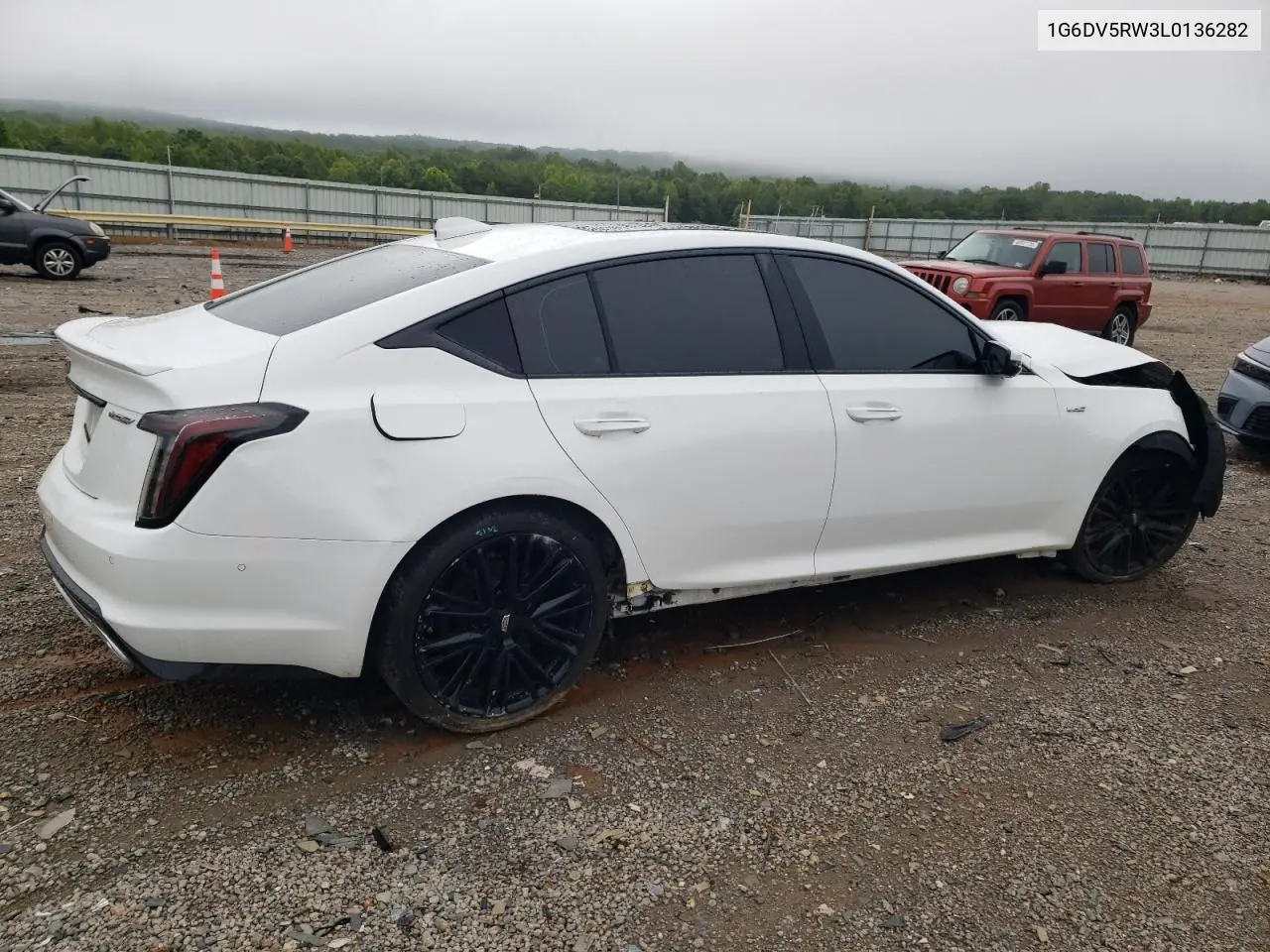 2020 Cadillac Ct5-V VIN: 1G6DV5RW3L0136282 Lot: 60639485