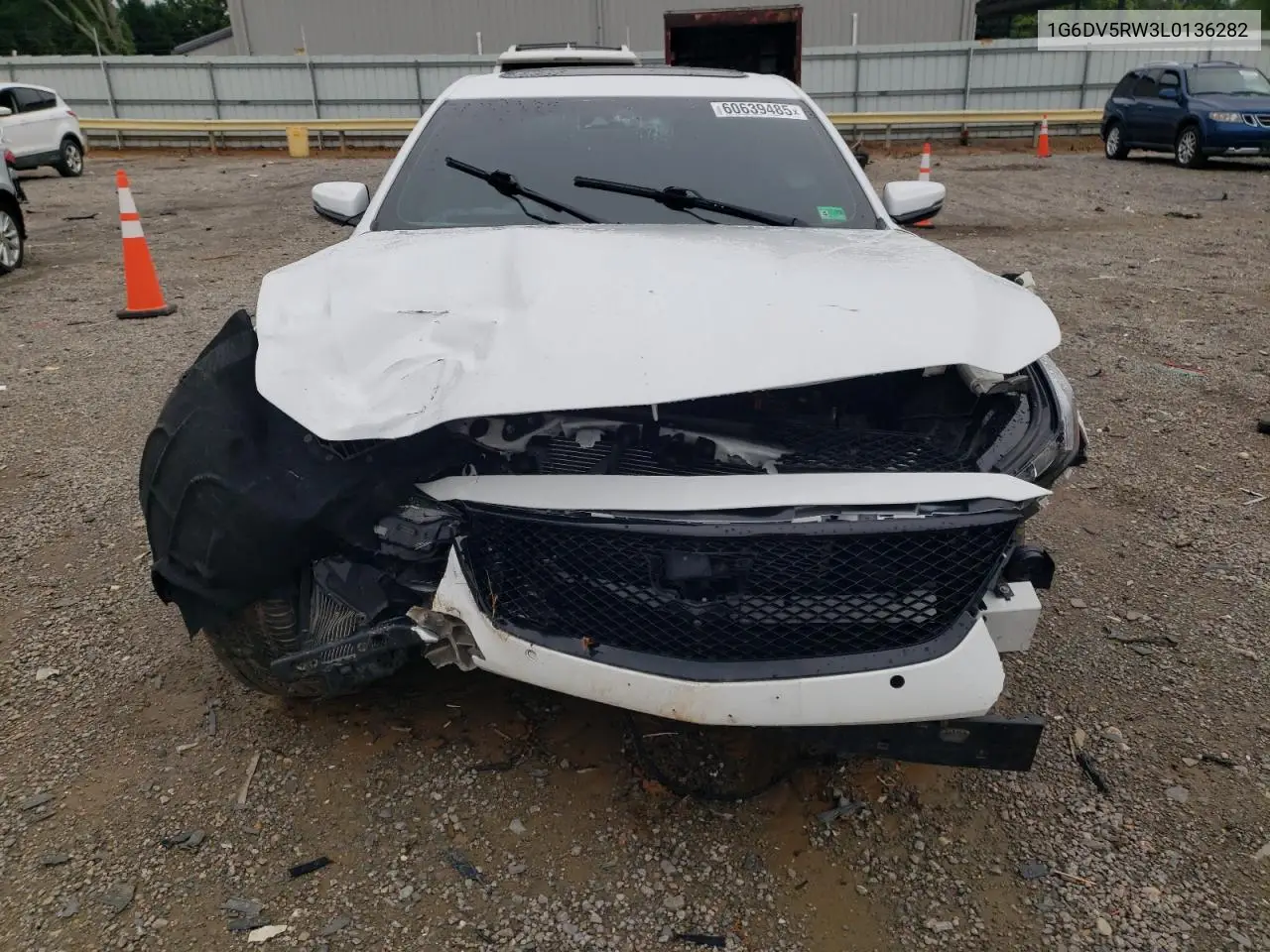 2020 Cadillac Ct5-V VIN: 1G6DV5RW3L0136282 Lot: 60639485