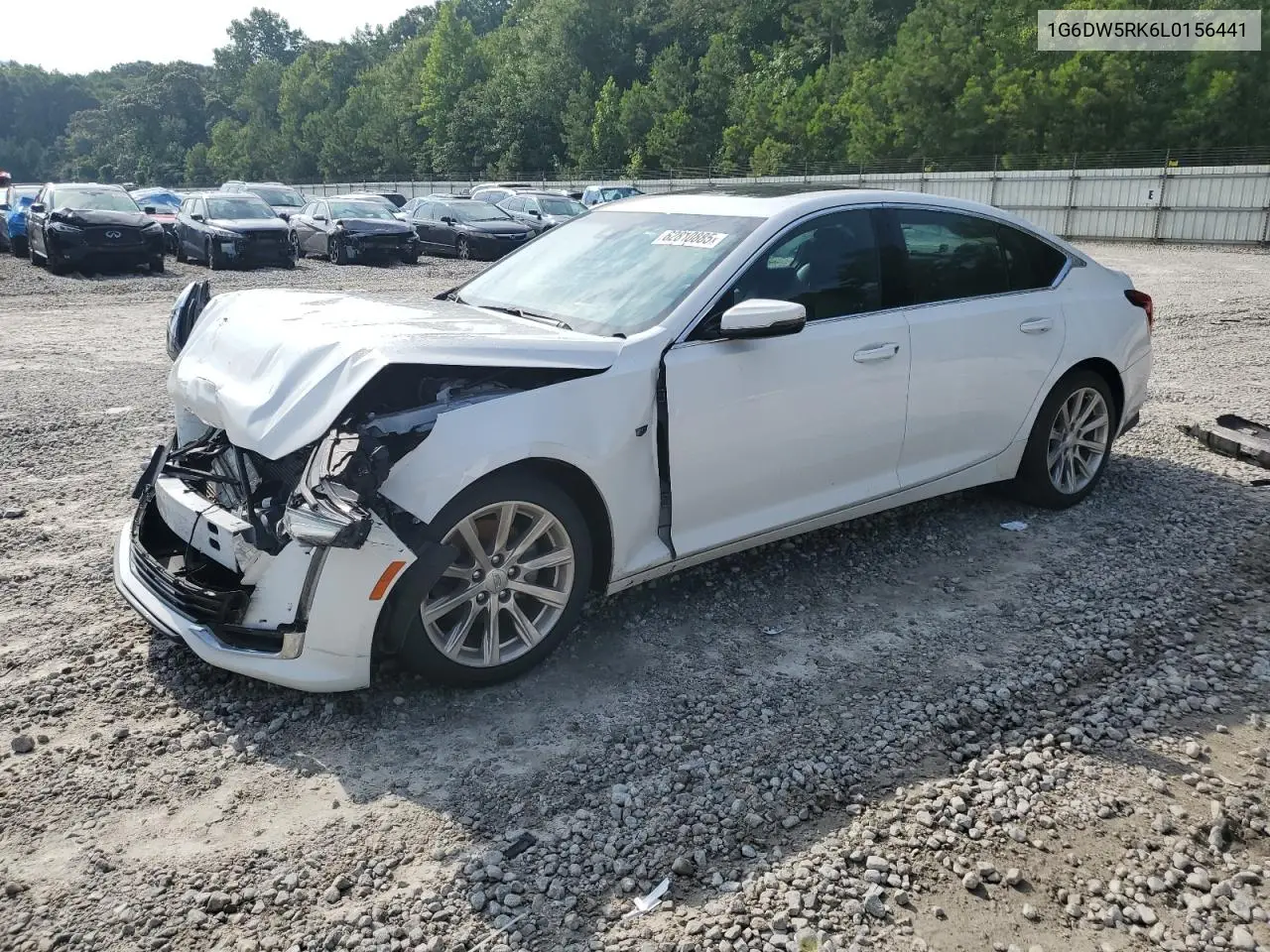 2020 Cadillac Ct5 Luxury VIN: 1G6DW5RK6L0156441 Lot: 62810885