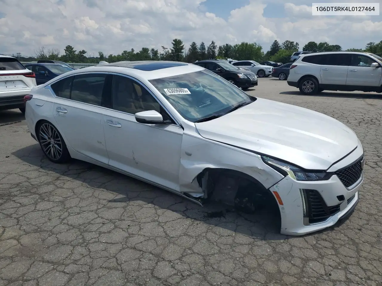2020 Cadillac Ct5 Premium Luxury VIN: 1G6DT5RK4L0127464 Lot: 63096805