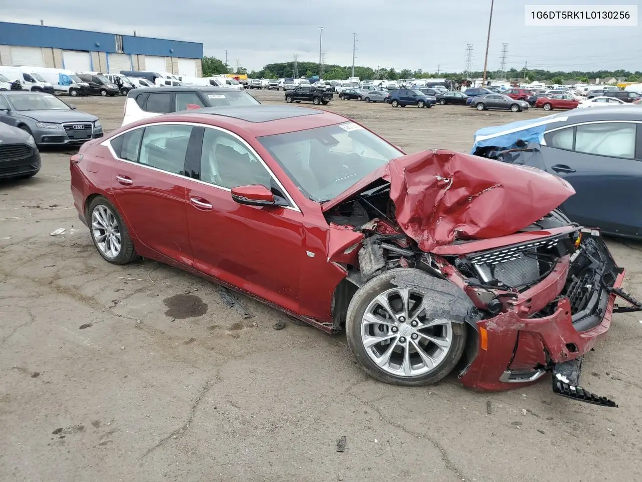 2020 Cadillac Ct5 Premium Luxury VIN: 1G6DT5RK1L0130256 Lot: 63637235