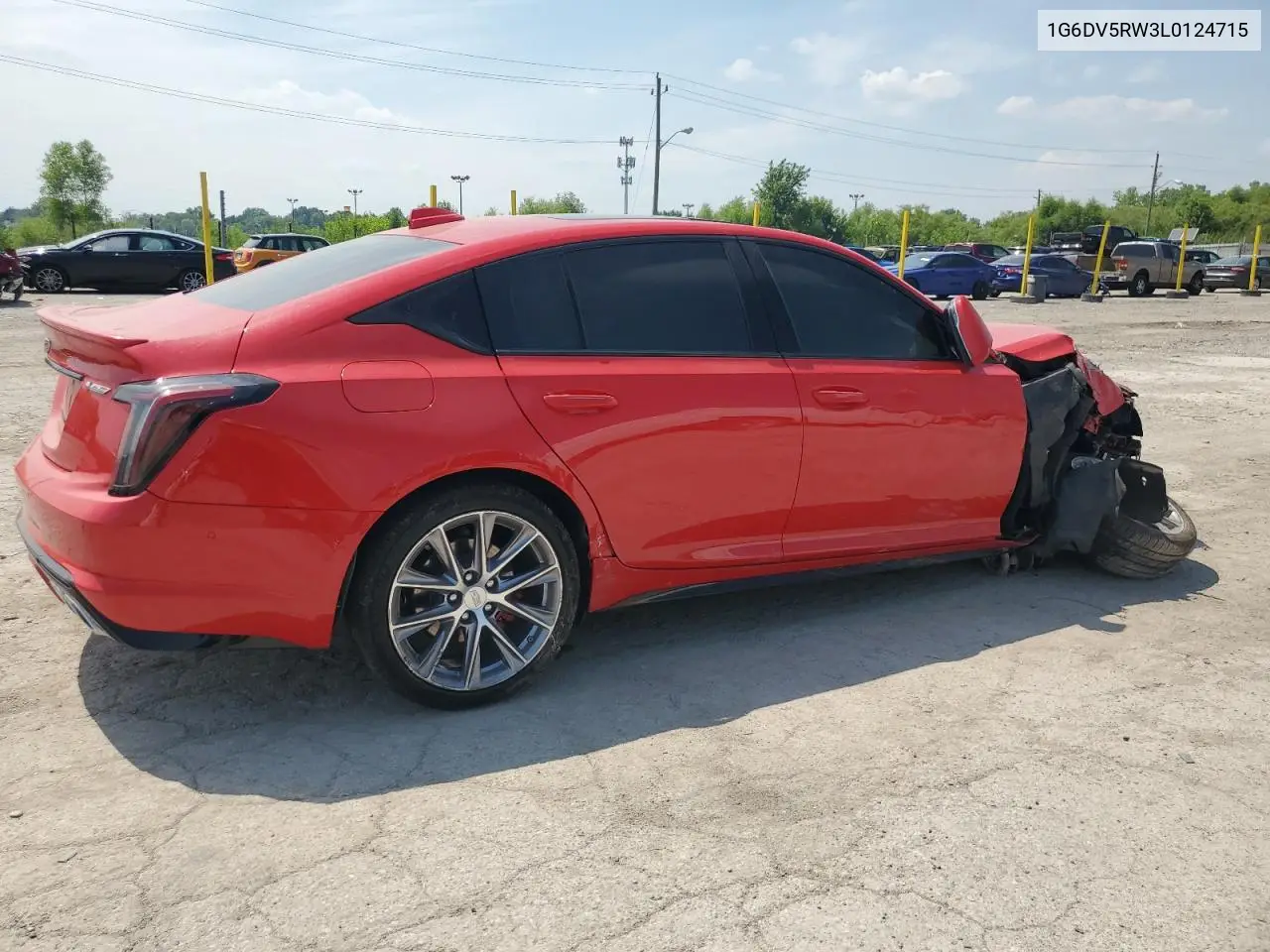 2020 Cadillac Ct5-V VIN: 1G6DV5RW3L0124715 Lot: 63897525