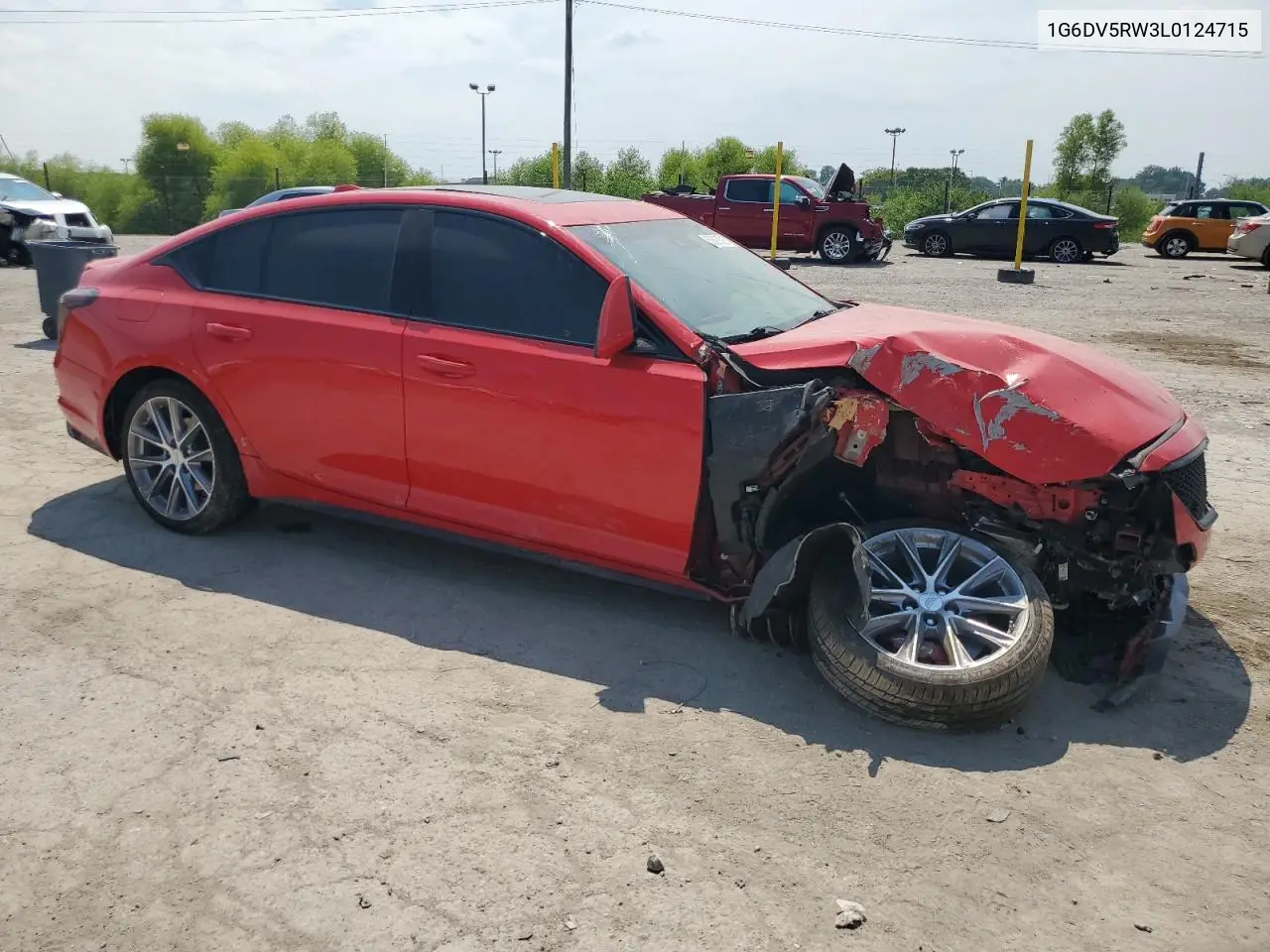 2020 Cadillac Ct5-V VIN: 1G6DV5RW3L0124715 Lot: 63897525