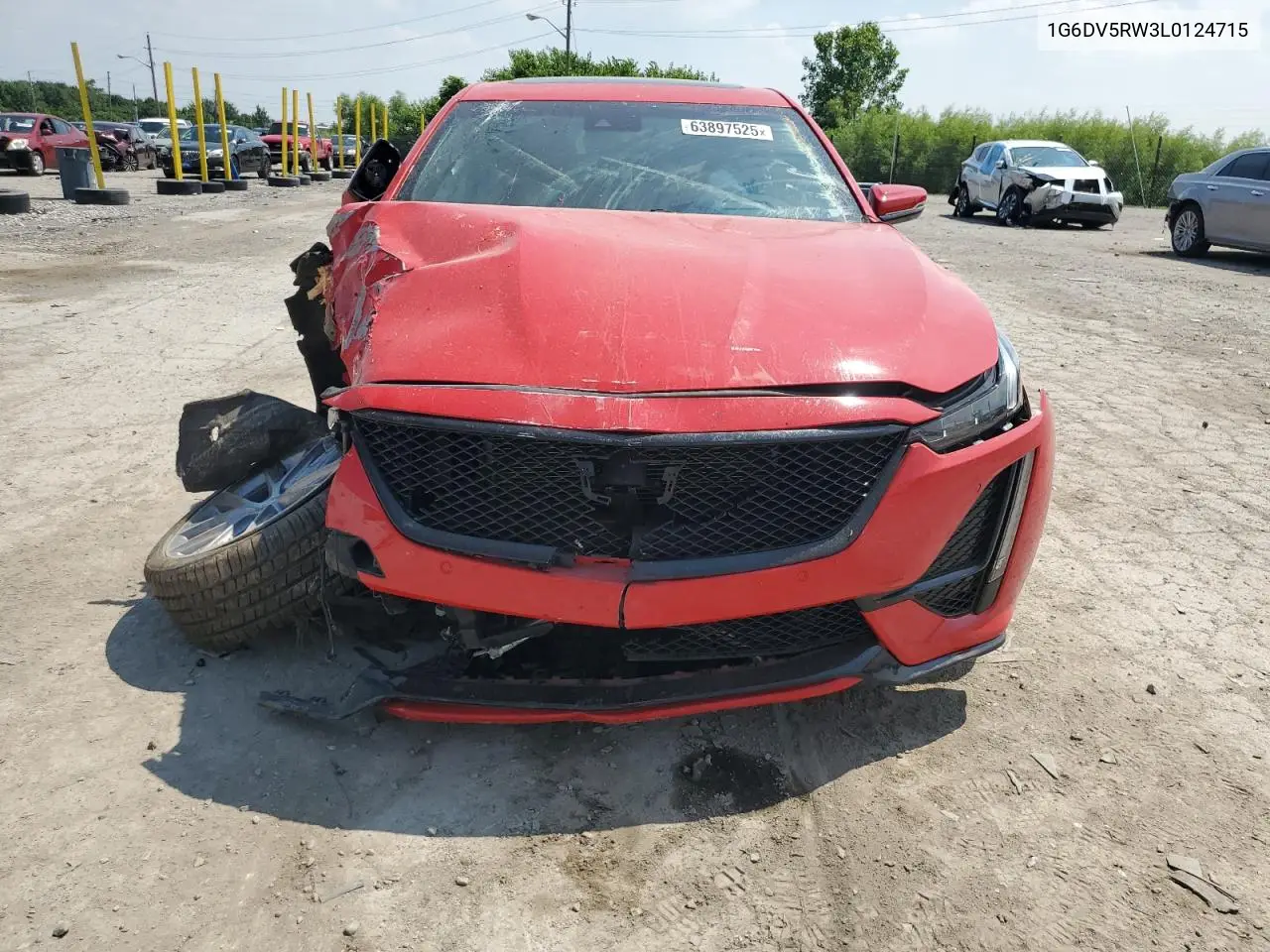 2020 Cadillac Ct5-V VIN: 1G6DV5RW3L0124715 Lot: 63897525