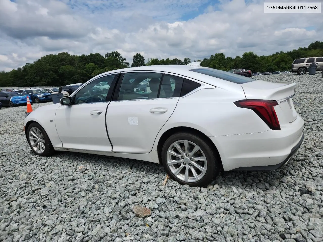 2020 Cadillac Ct5 Luxury VIN: 1G6DM5RK4L0117563 Lot: 64426995