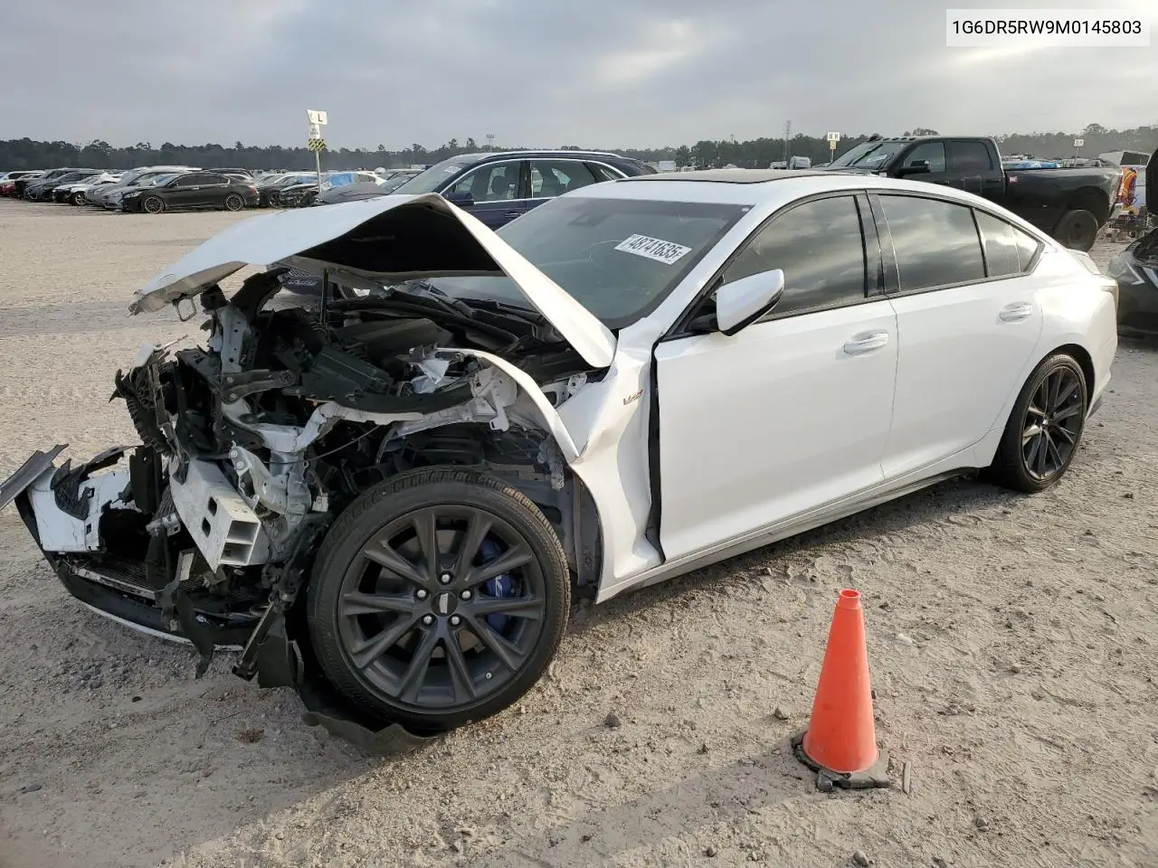 2021 Cadillac Ct5-V VIN: 1G6DR5RW9M0145803 Lot: 48741635