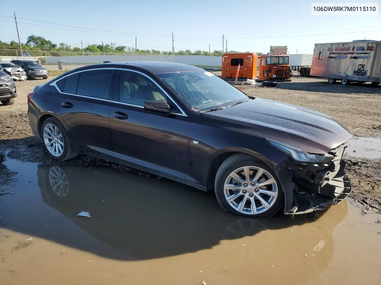 2021 Cadillac Ct5 Luxury VIN: 1G6DW5RK7M0115110 Lot: 51435825