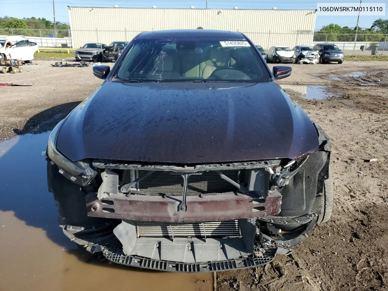 2021 Cadillac Ct5 Luxury VIN: 1G6DW5RK7M0115110 Lot: 51435825
