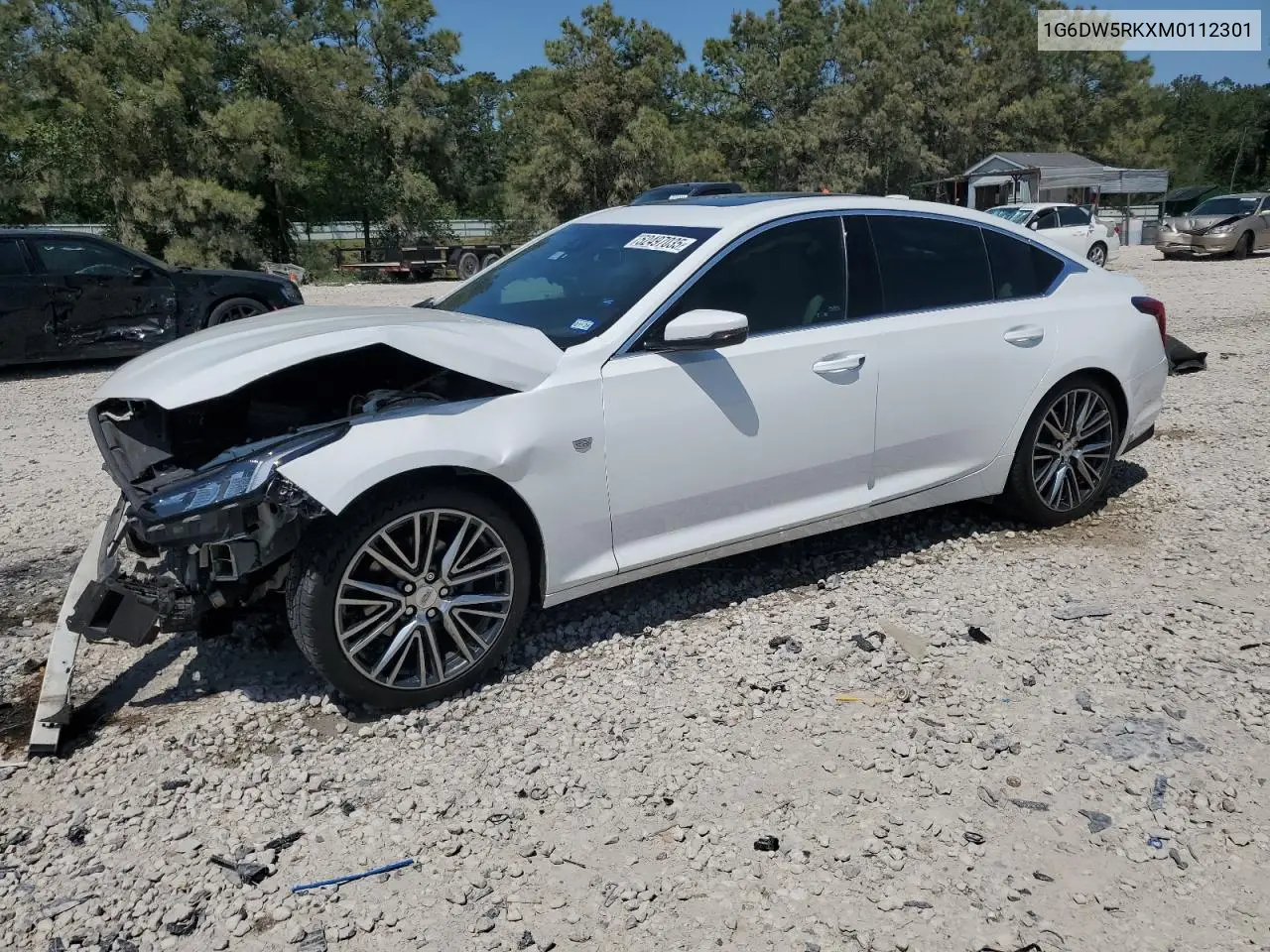 2021 Cadillac Ct5 Luxury VIN: 1G6DW5RKXM0112301 Lot: 52497035