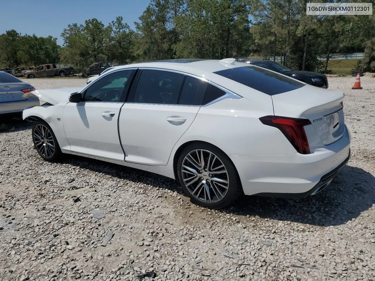 2021 Cadillac Ct5 Luxury VIN: 1G6DW5RKXM0112301 Lot: 52497035