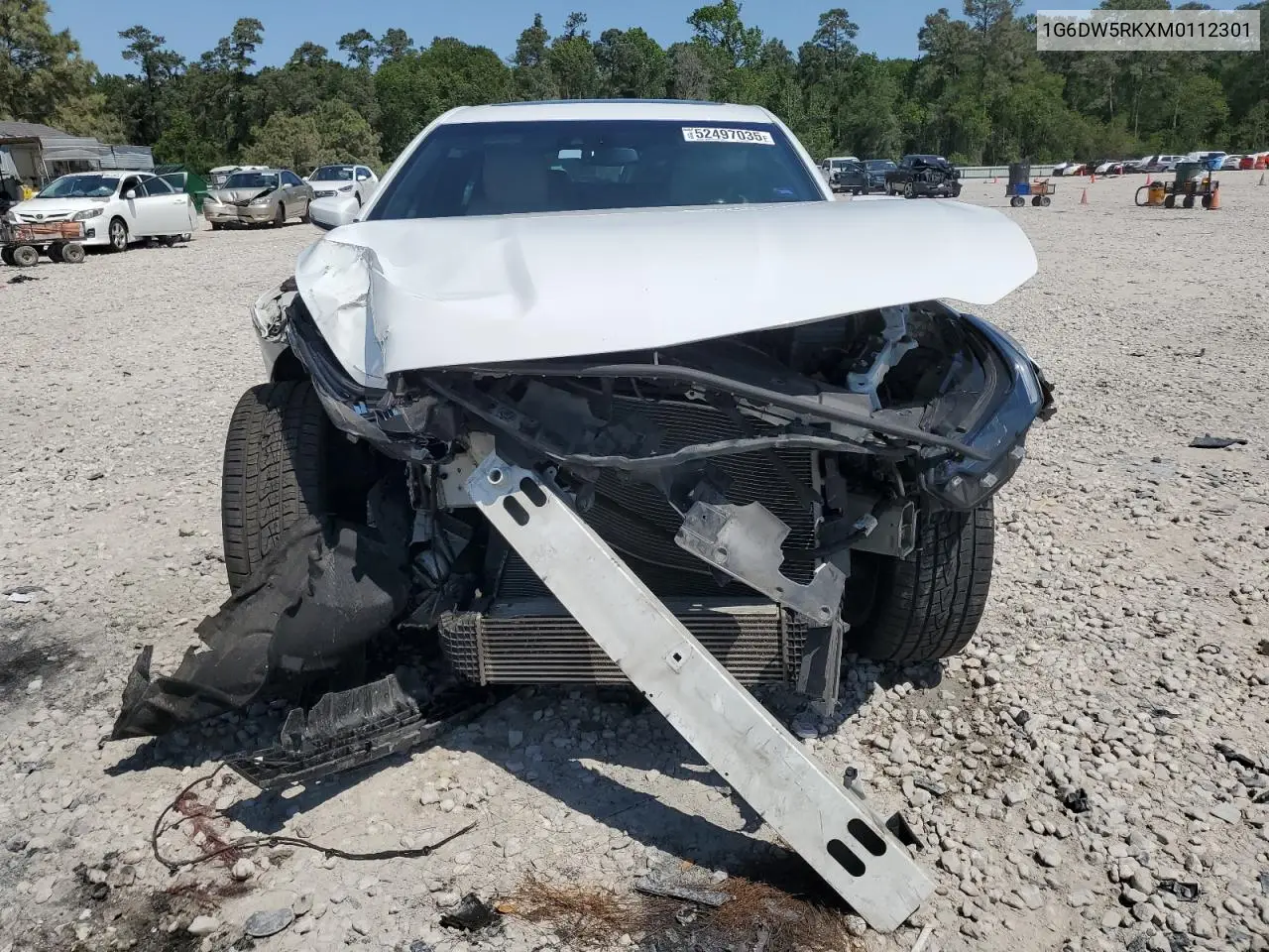 2021 Cadillac Ct5 Luxury VIN: 1G6DW5RKXM0112301 Lot: 52497035