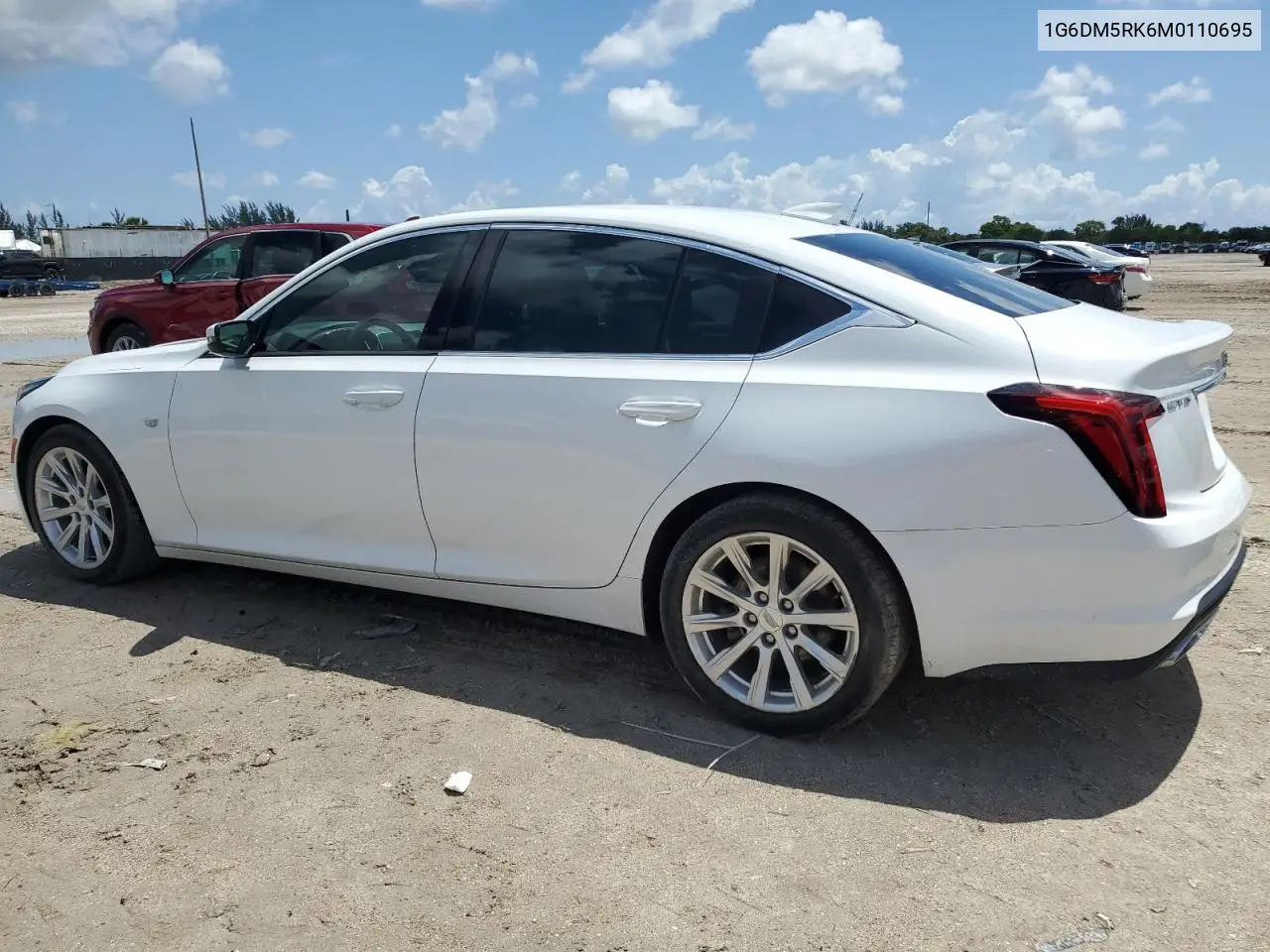 2021 Cadillac Ct5 Luxury VIN: 1G6DM5RK6M0110695 Lot: 55492215