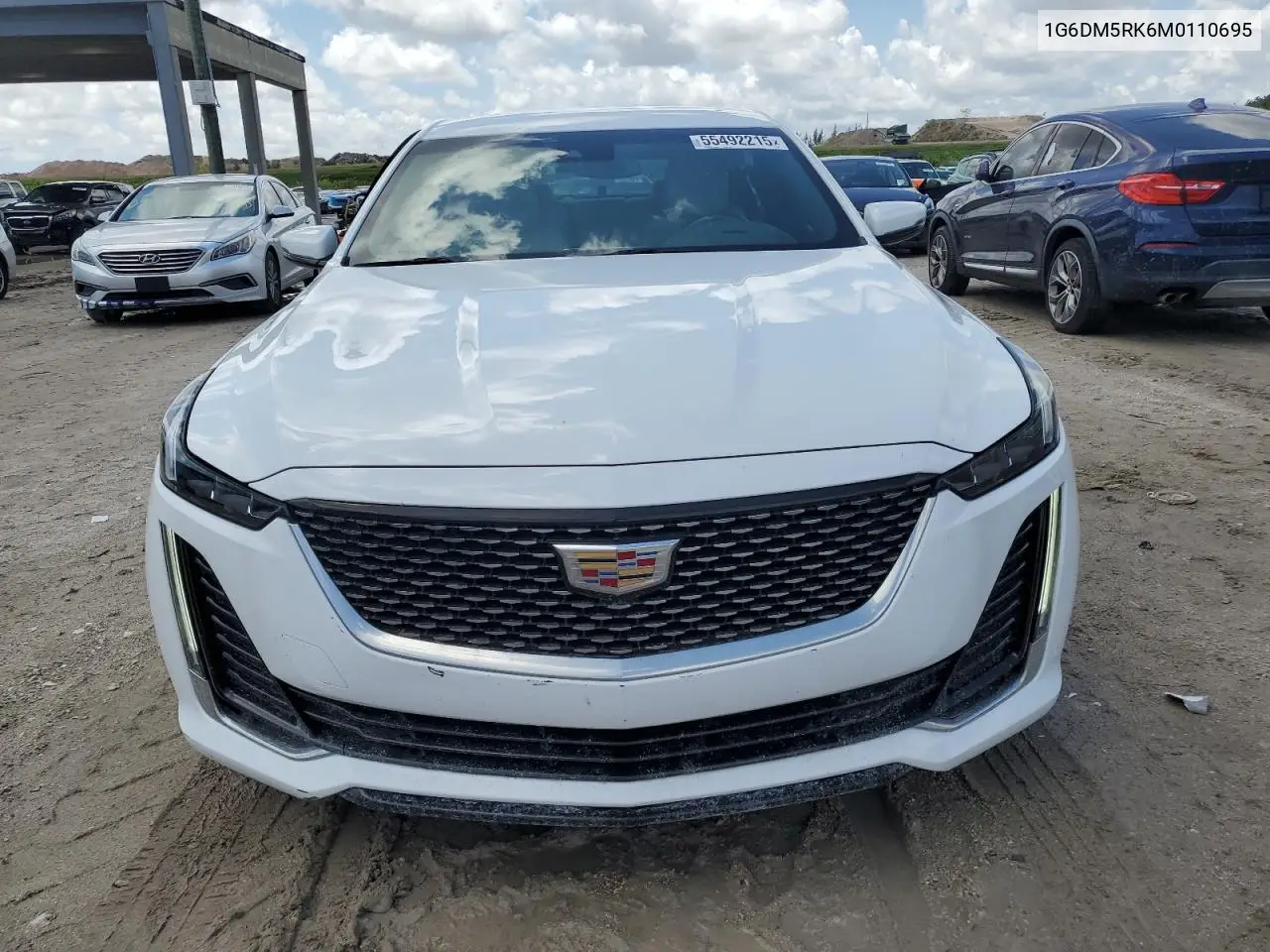 2021 Cadillac Ct5 Luxury VIN: 1G6DM5RK6M0110695 Lot: 55492215