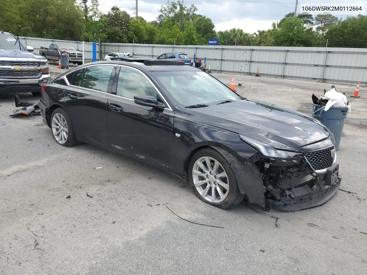 2021 Cadillac Ct5 Luxury VIN: 1G6DW5RK2M0112664 Lot: 56320875