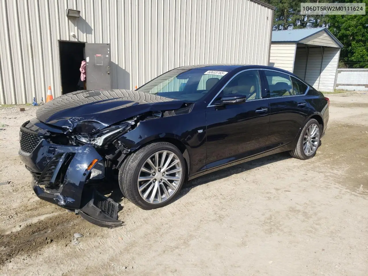 2021 Cadillac Ct5 Premium Luxury VIN: 1G6DT5RW2M0111624 Lot: 60633765