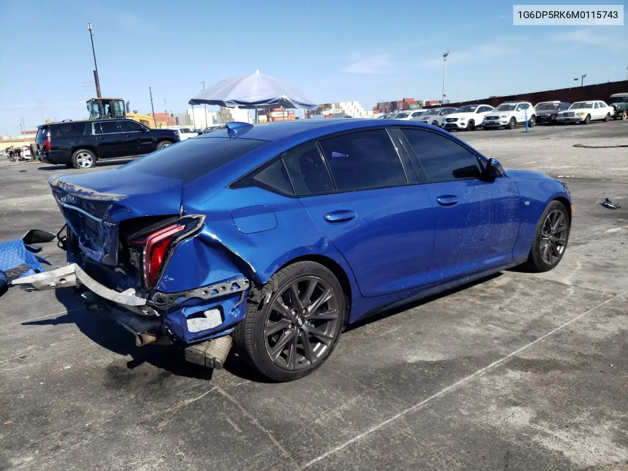 2021 Cadillac Ct5 Sport VIN: 1G6DP5RK6M0115743 Lot: 64327775