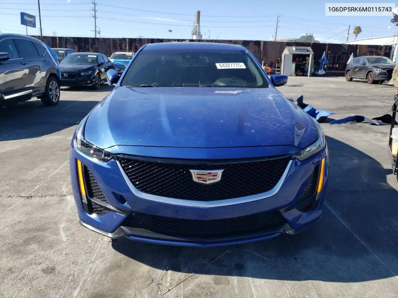 2021 Cadillac Ct5 Sport VIN: 1G6DP5RK6M0115743 Lot: 64327775