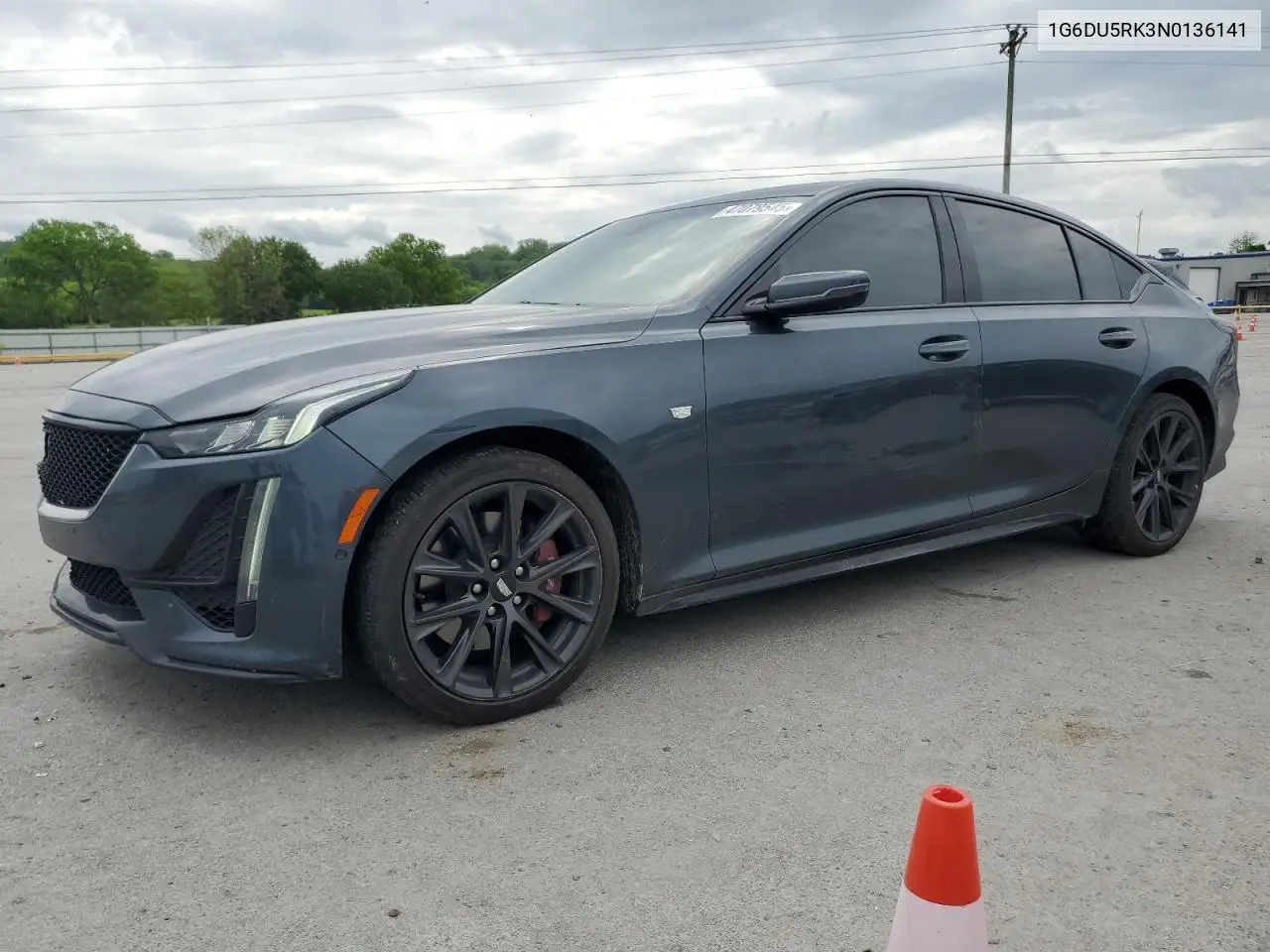 2022 Cadillac Ct5 Sport VIN: 1G6DU5RK3N0136141 Lot: 47079545