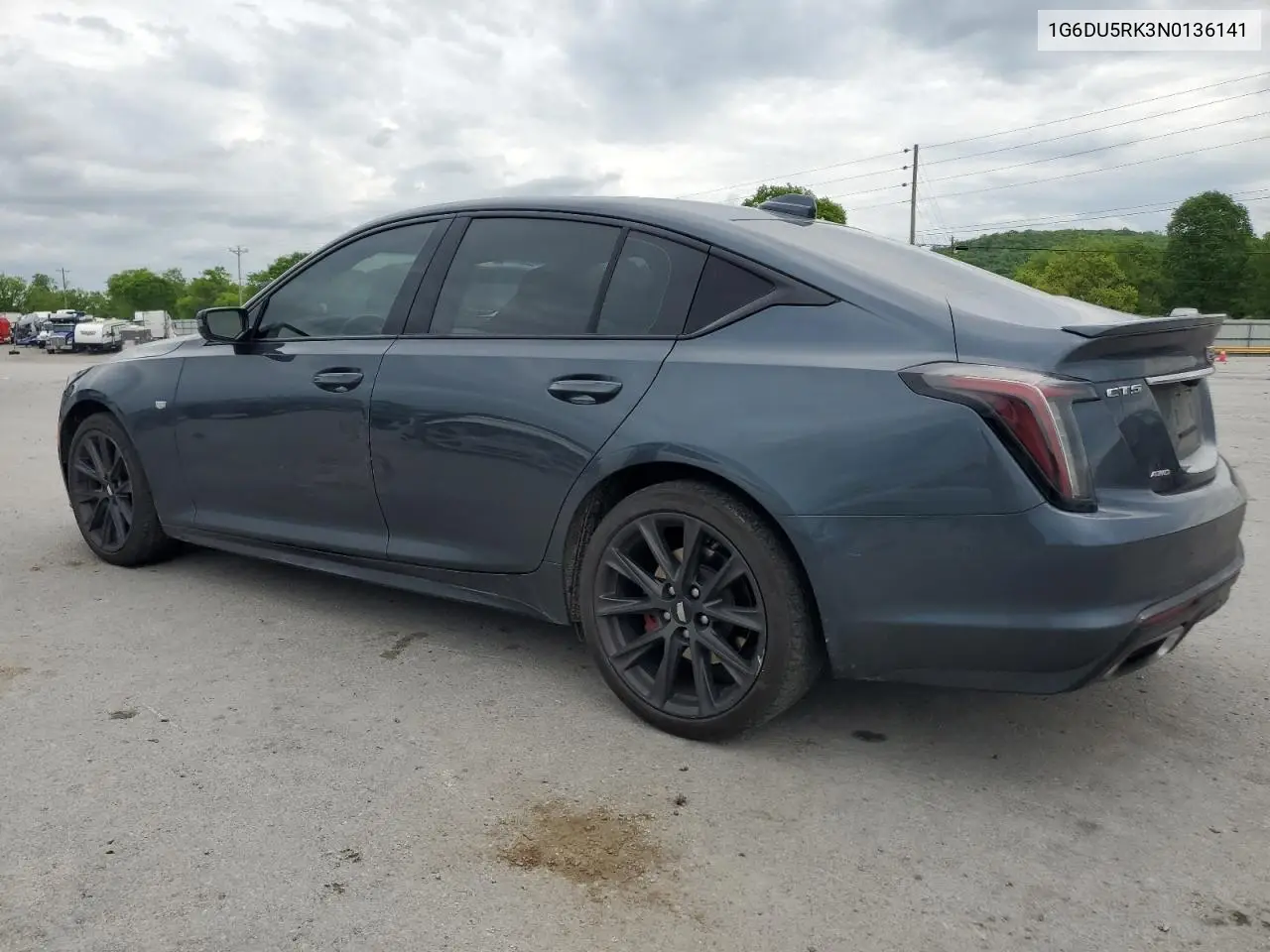 2022 Cadillac Ct5 Sport VIN: 1G6DU5RK3N0136141 Lot: 47079545
