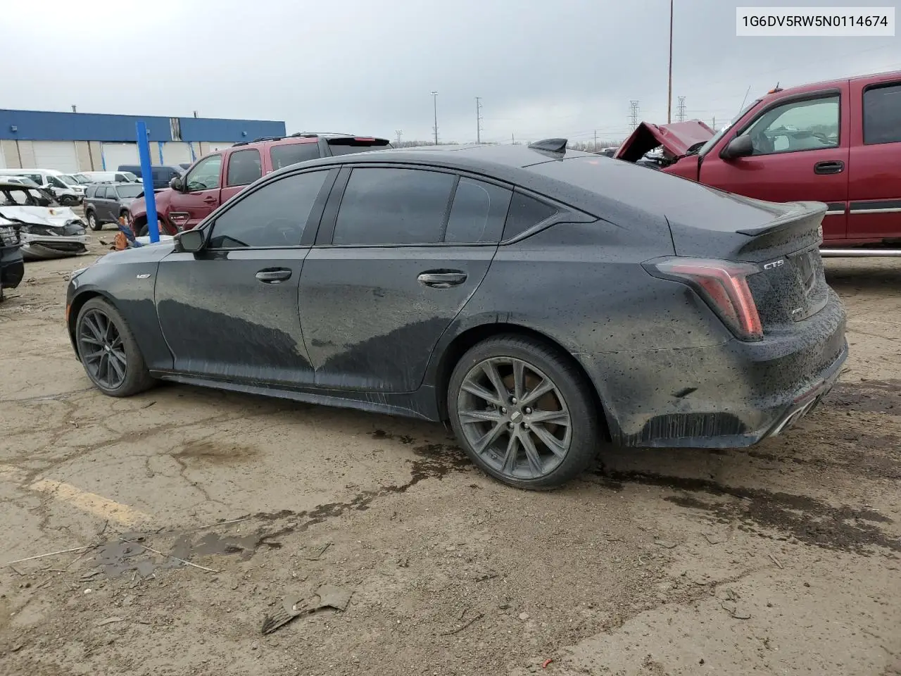 2022 Cadillac Ct5-V VIN: 1G6DV5RW5N0114674 Lot: 52033095