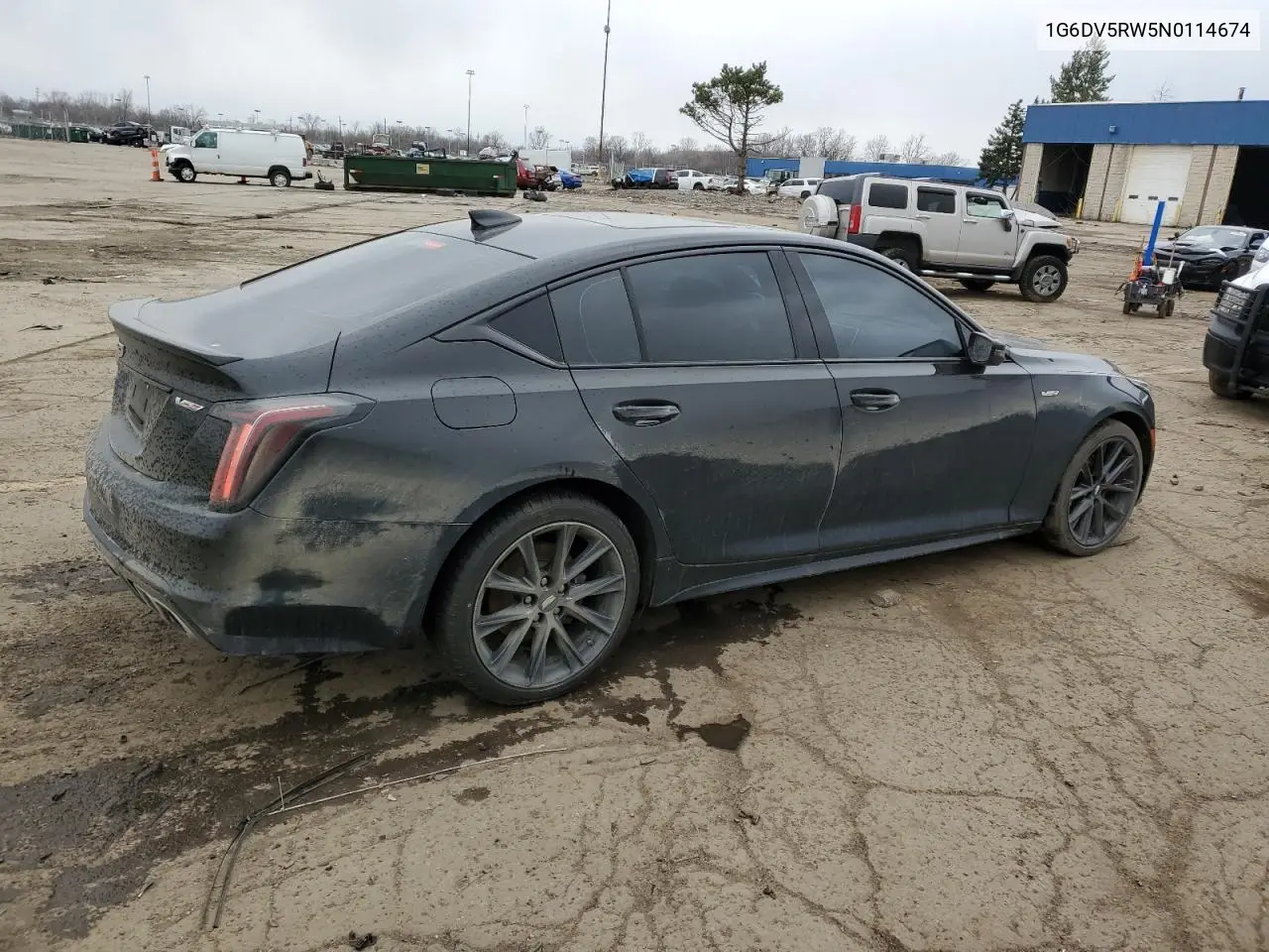 2022 Cadillac Ct5-V VIN: 1G6DV5RW5N0114674 Lot: 52033095