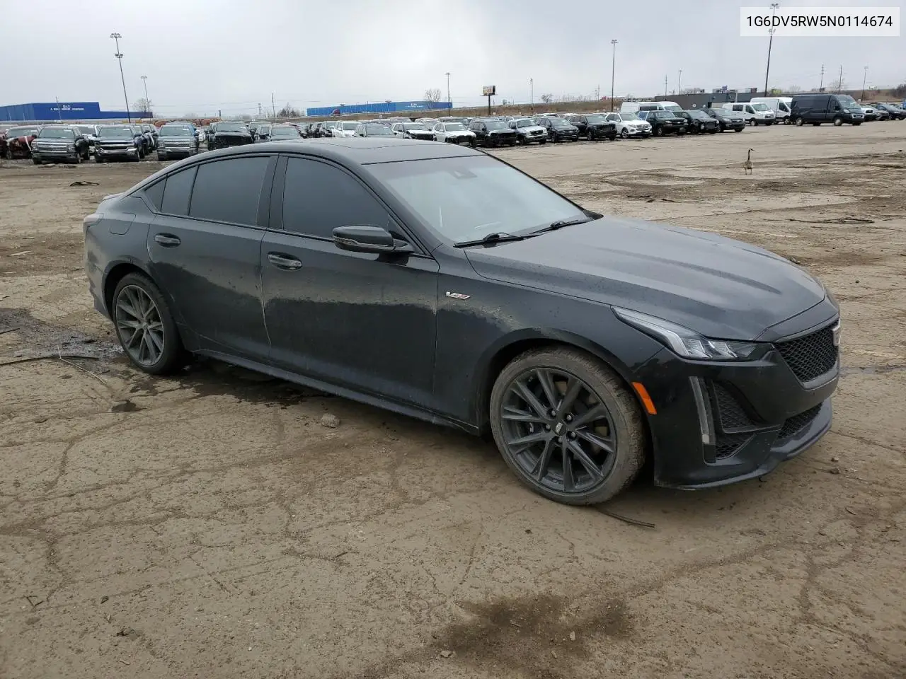 2022 Cadillac Ct5-V VIN: 1G6DV5RW5N0114674 Lot: 52033095