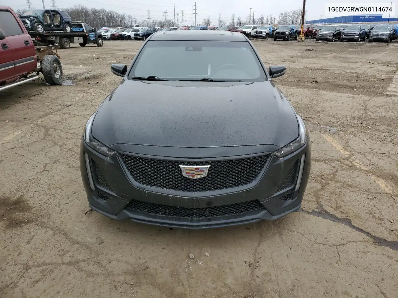 2022 Cadillac Ct5-V VIN: 1G6DV5RW5N0114674 Lot: 52033095