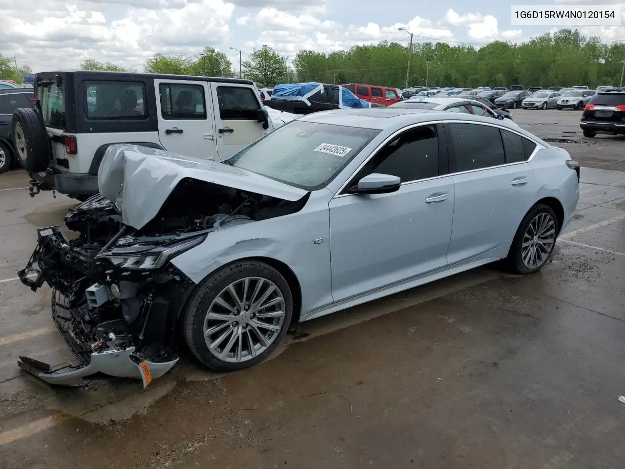 2022 Cadillac Ct5 Premium Luxury Special Edition VIN: 1G6D15RW4N0120154 Lot: 54443625