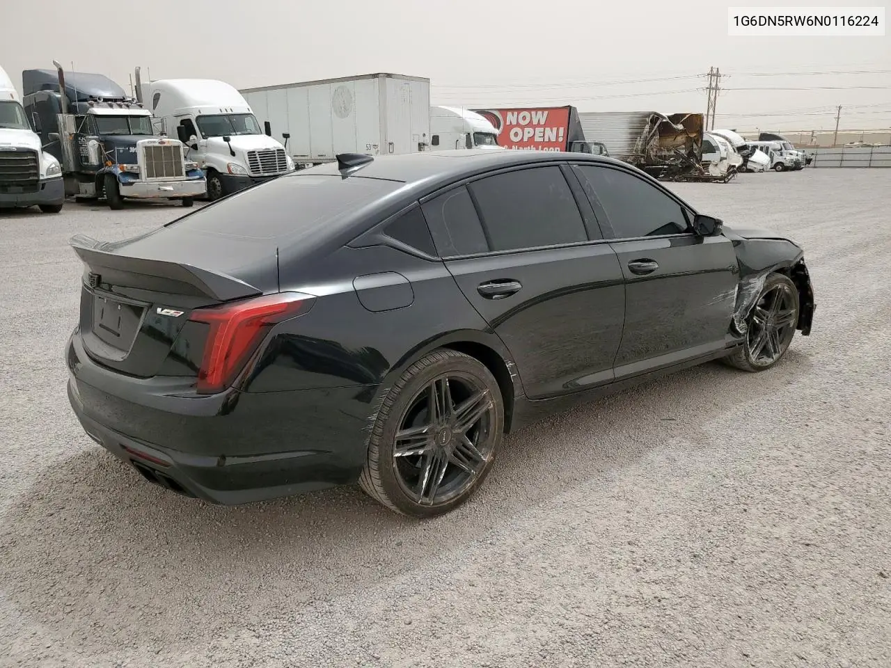2022 Cadillac Ct5 Premium Luxury VIN: 1G6DN5RW6N0116224 Lot: 56781425